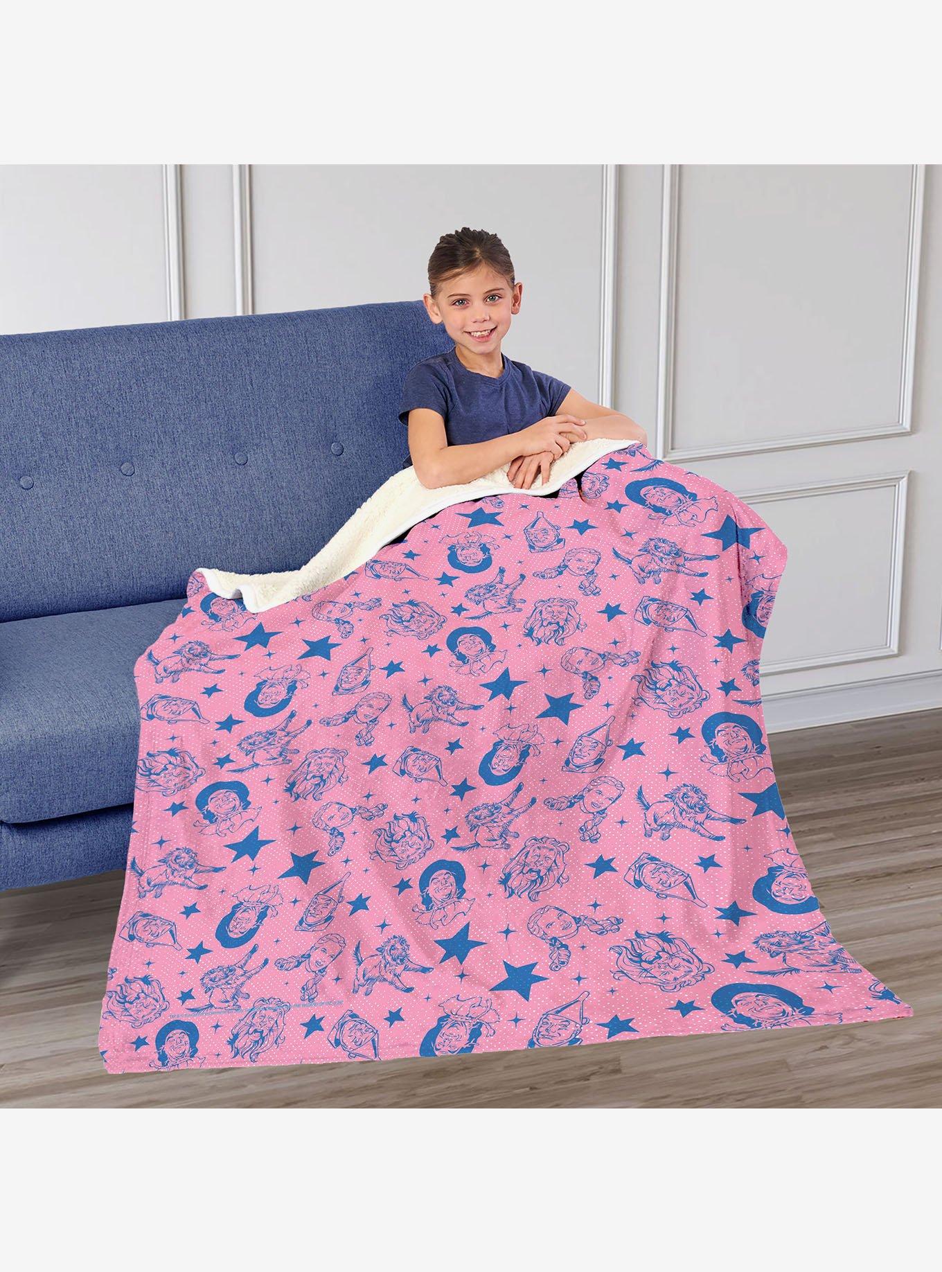 The Wizard of Oz Kansas Comfort Silk Touch Sherpa Throw Blanket, , alternate