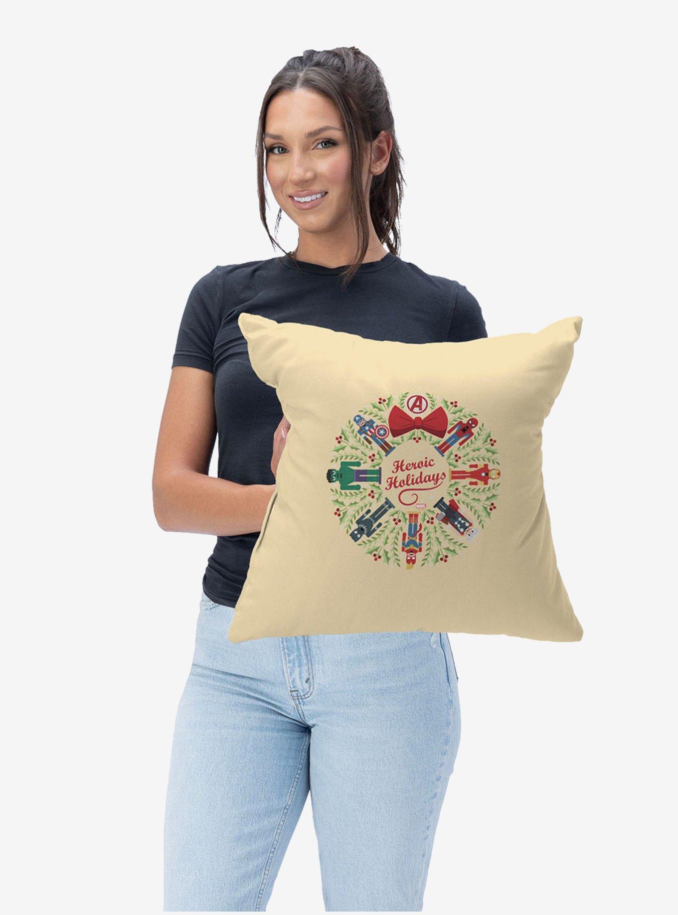 Marvel Avengers Heroic Holiday Throw Pillow, , hi-res