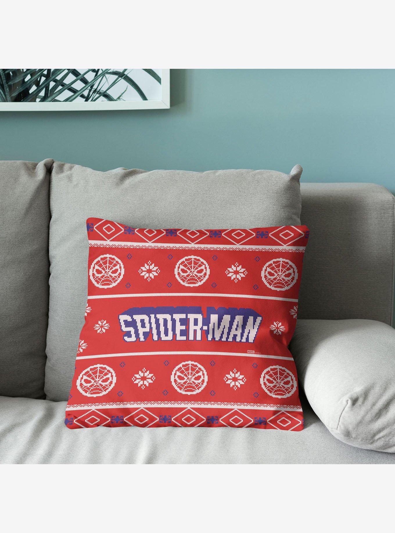 Marvel Spider-Man Spidey Sweater Throw Pillow, , alternate