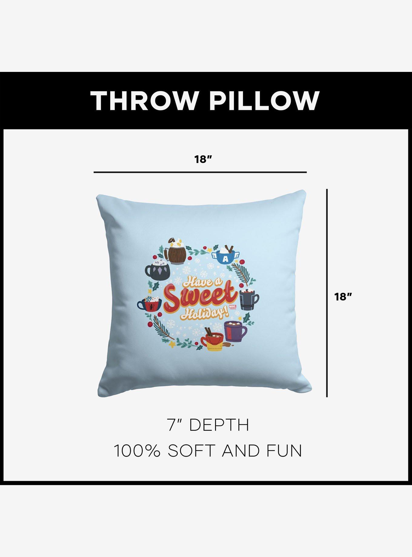 Marvel Avengers Sweet Holiday Throw Pillow, , alternate
