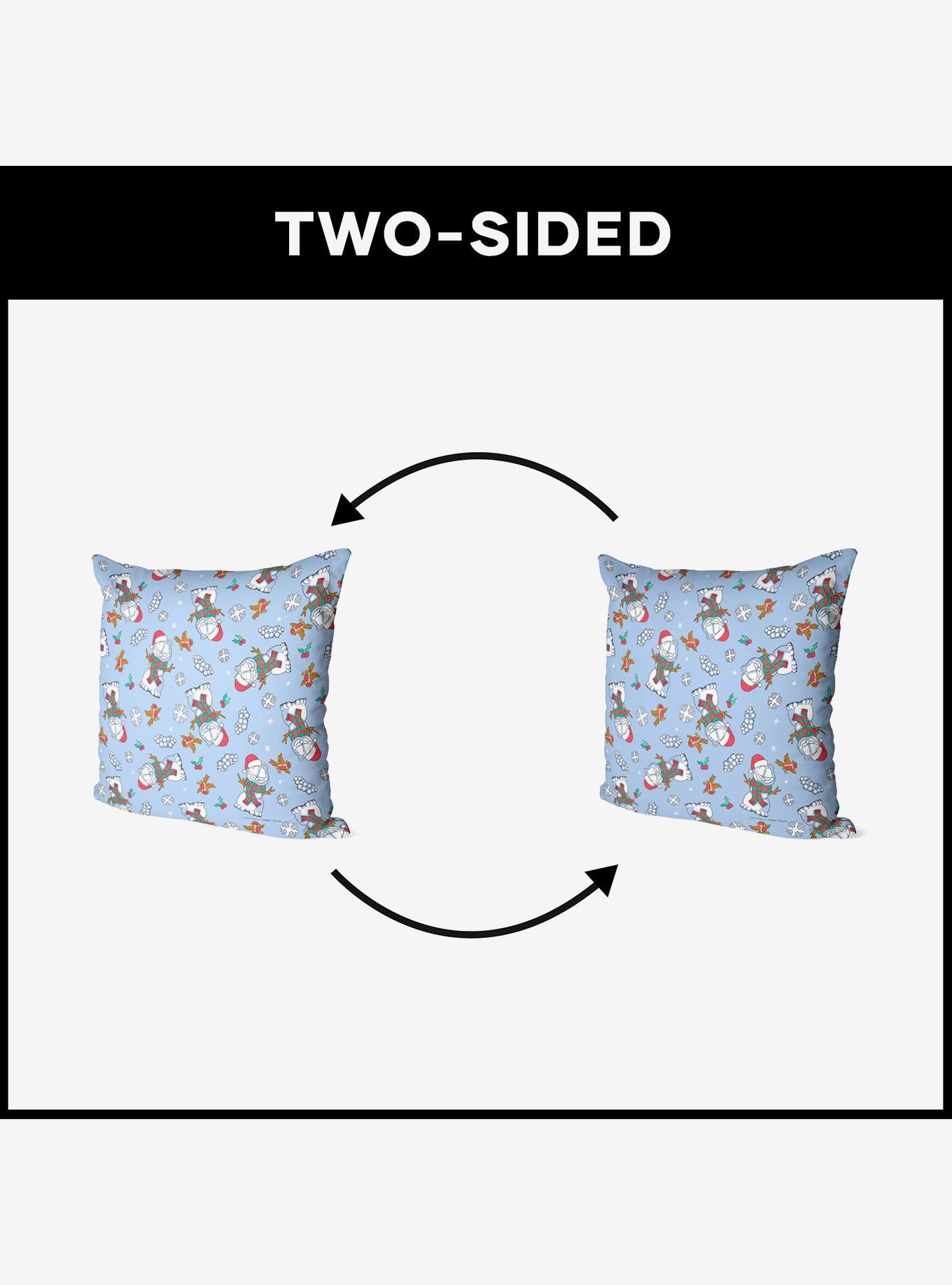 Garfield Snowman Garf Throw Pillow, , alternate
