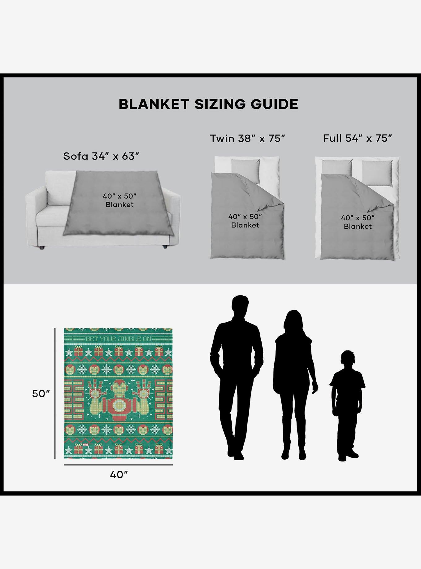 Marvel Iron Man Jingle On 40x50" Silk Touch Throw Blanket, , alternate