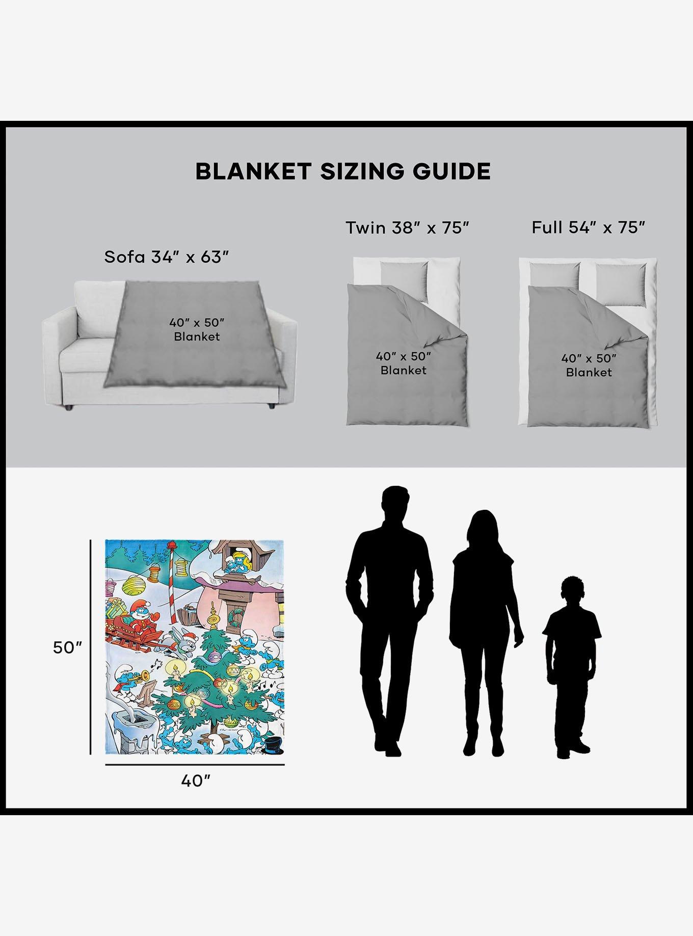 The Smurfs Winter Bash 40x50" Silk Touch Throw Blanket, , alternate