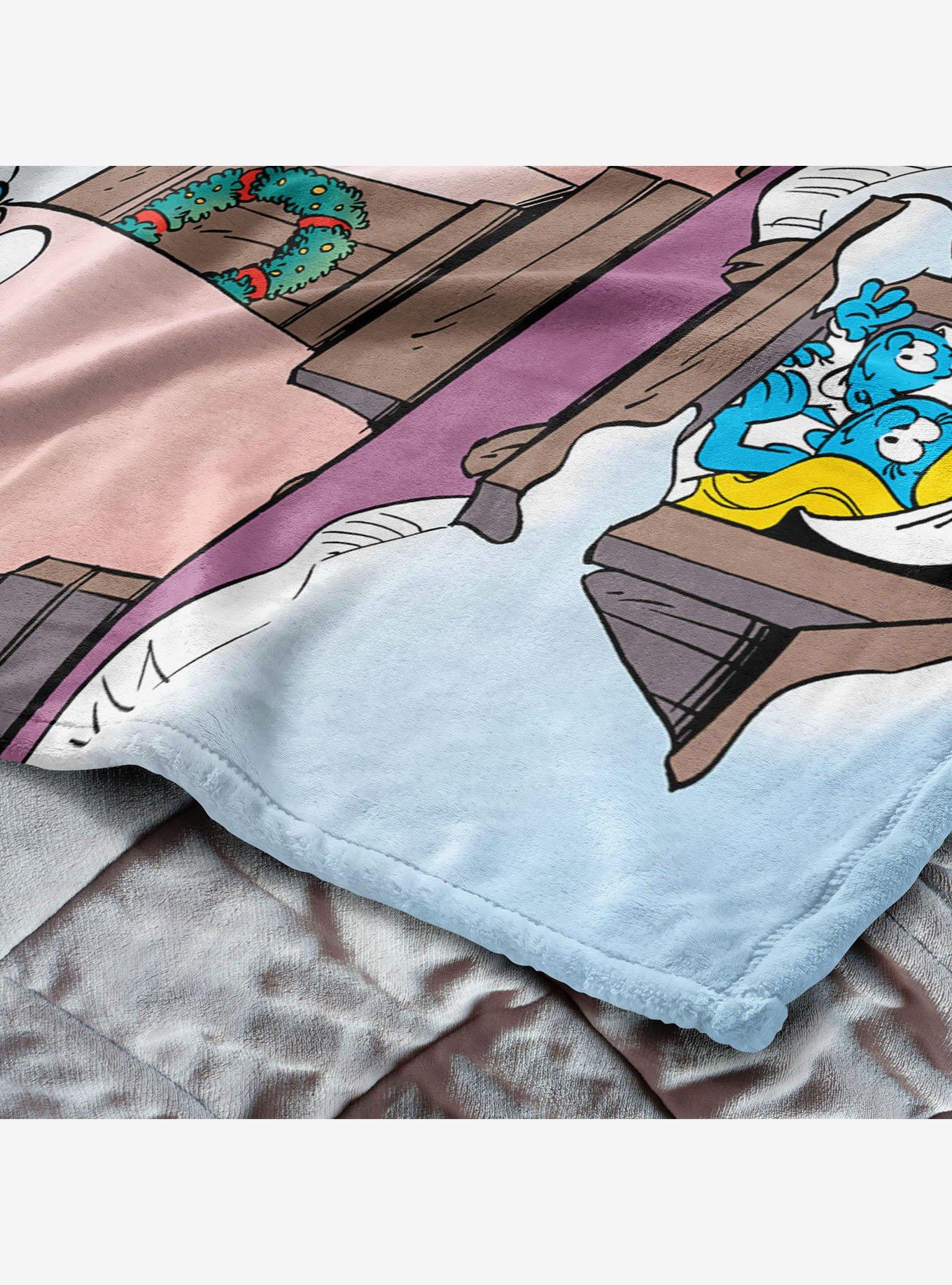 The Smurfs Winter Bash 50x60" Silk Touch Throw Blanket, , alternate