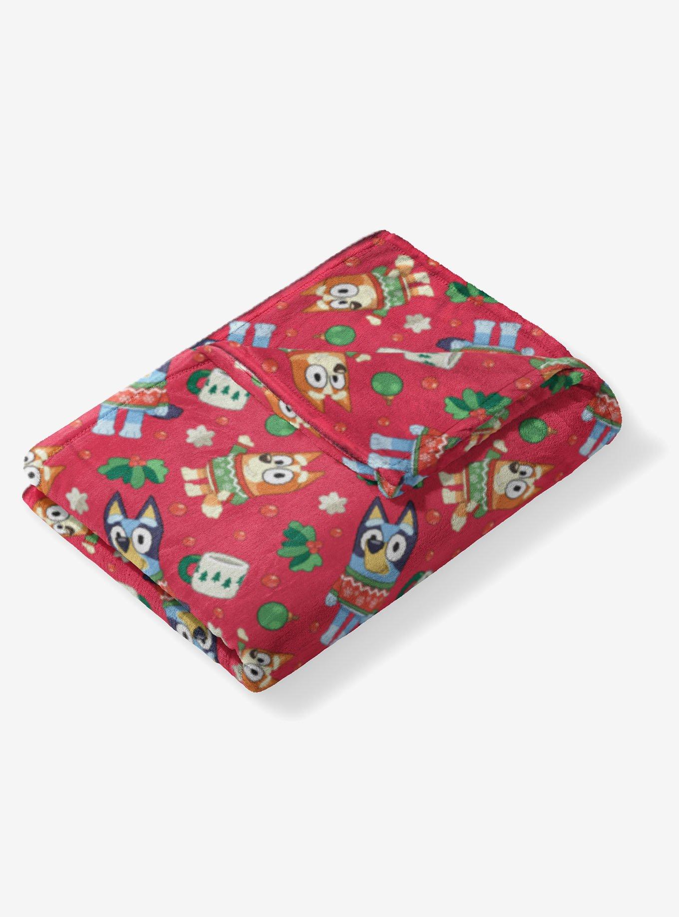 Bluey Festive Sweaters Hugger Pillow & Throw Blanket Set, , alternate