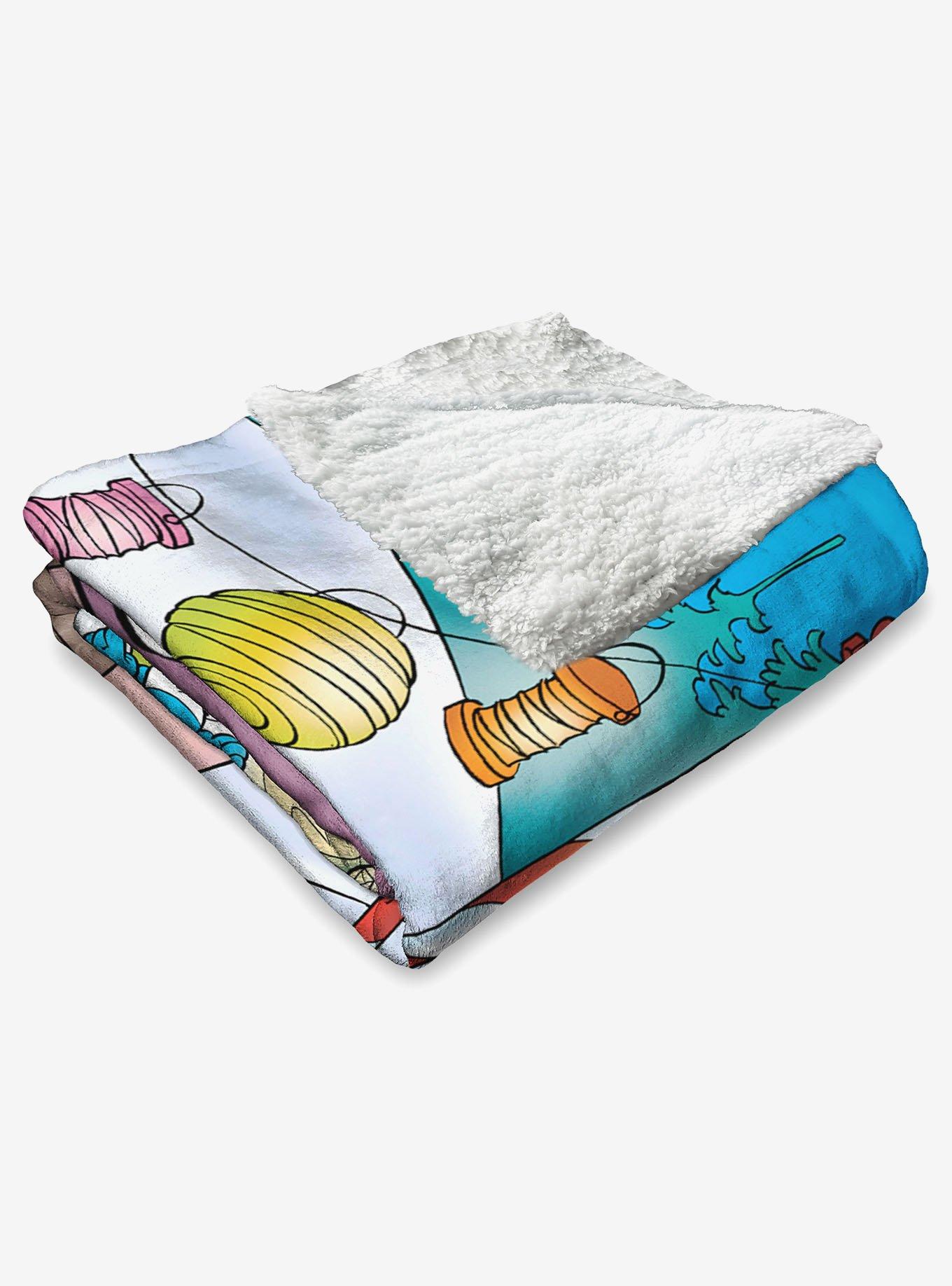 The Smurfs Winter Bash Silk Touch Sherpa Throw Blanket, , alternate