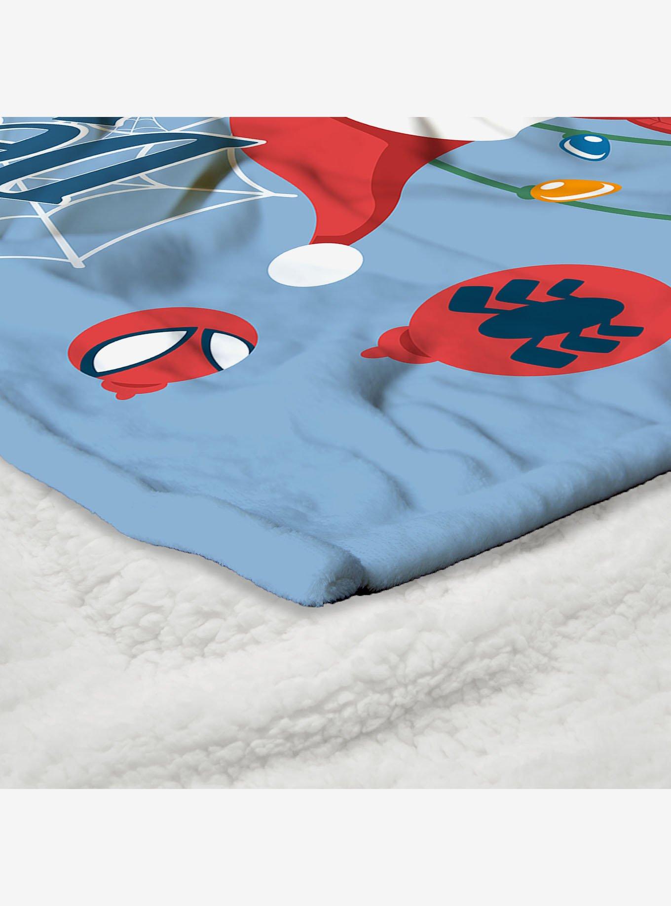 Marvel Spider-Man Deck The Walls Silk Touch Sherpa Throw Blanket, , alternate