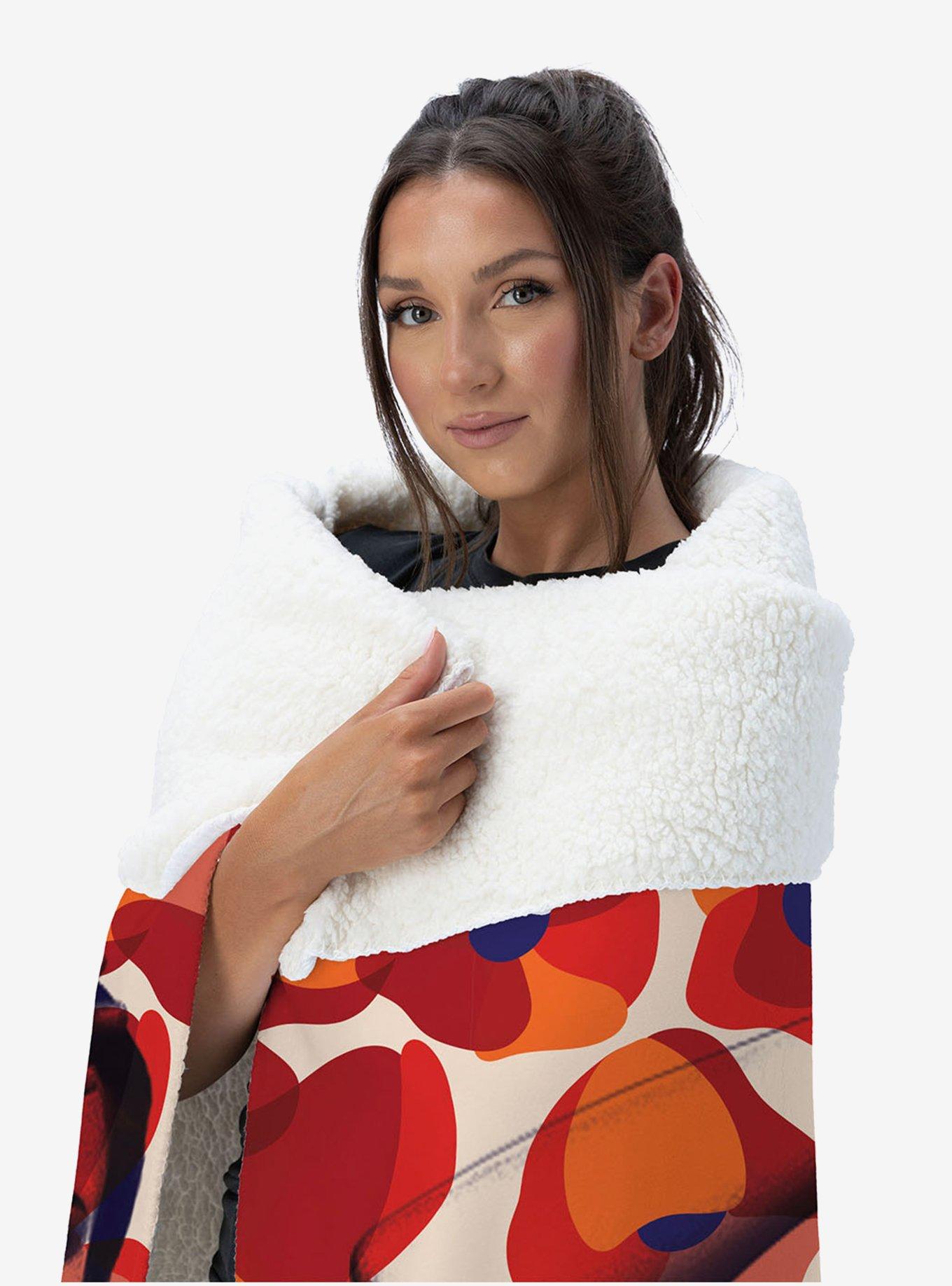 The Wizard of Oz Floral Wonder Silk Touch Sherpa Throw Blanket, , alternate