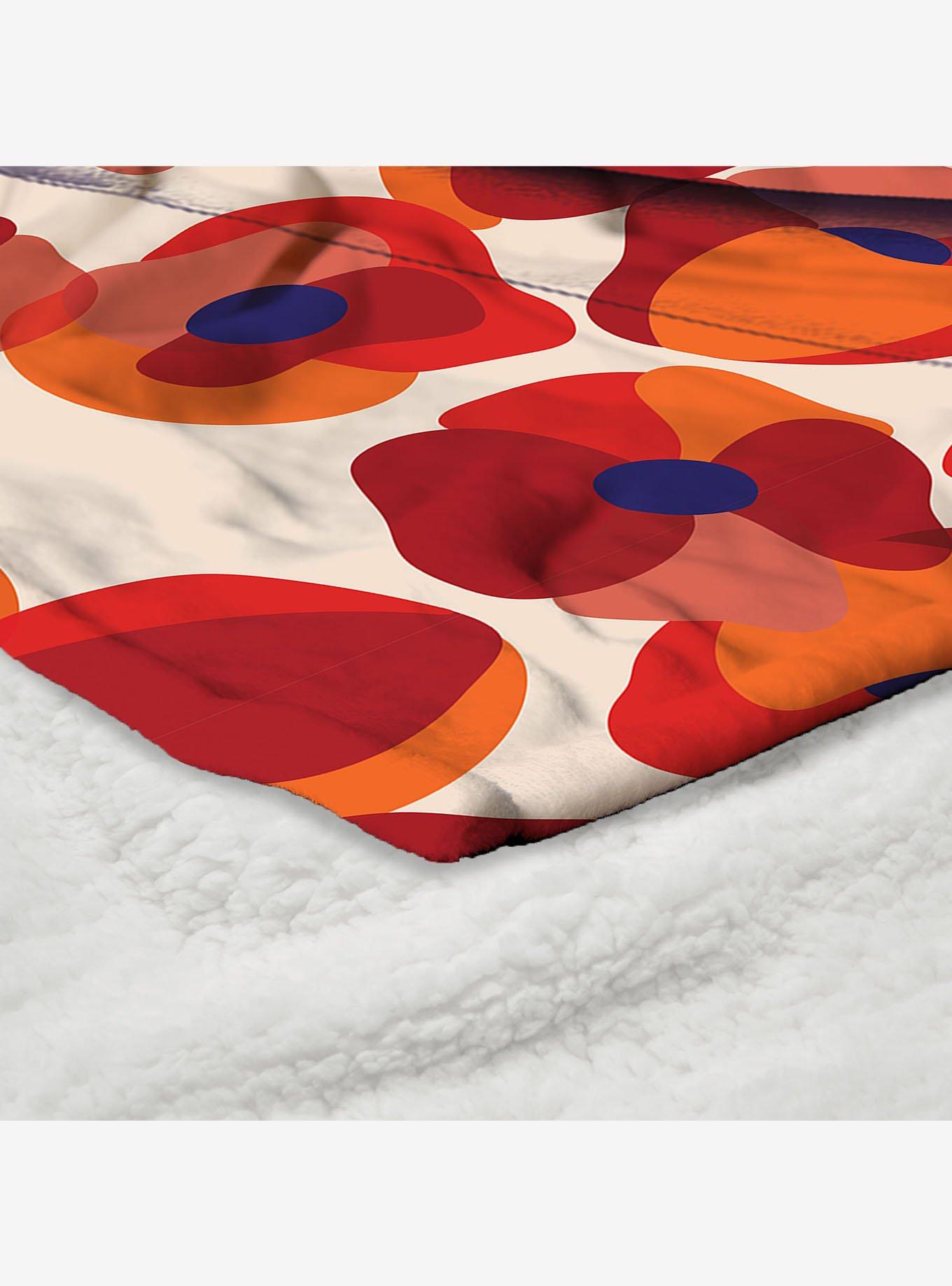 The Wizard of Oz Floral Wonder Silk Touch Sherpa Throw Blanket, , alternate