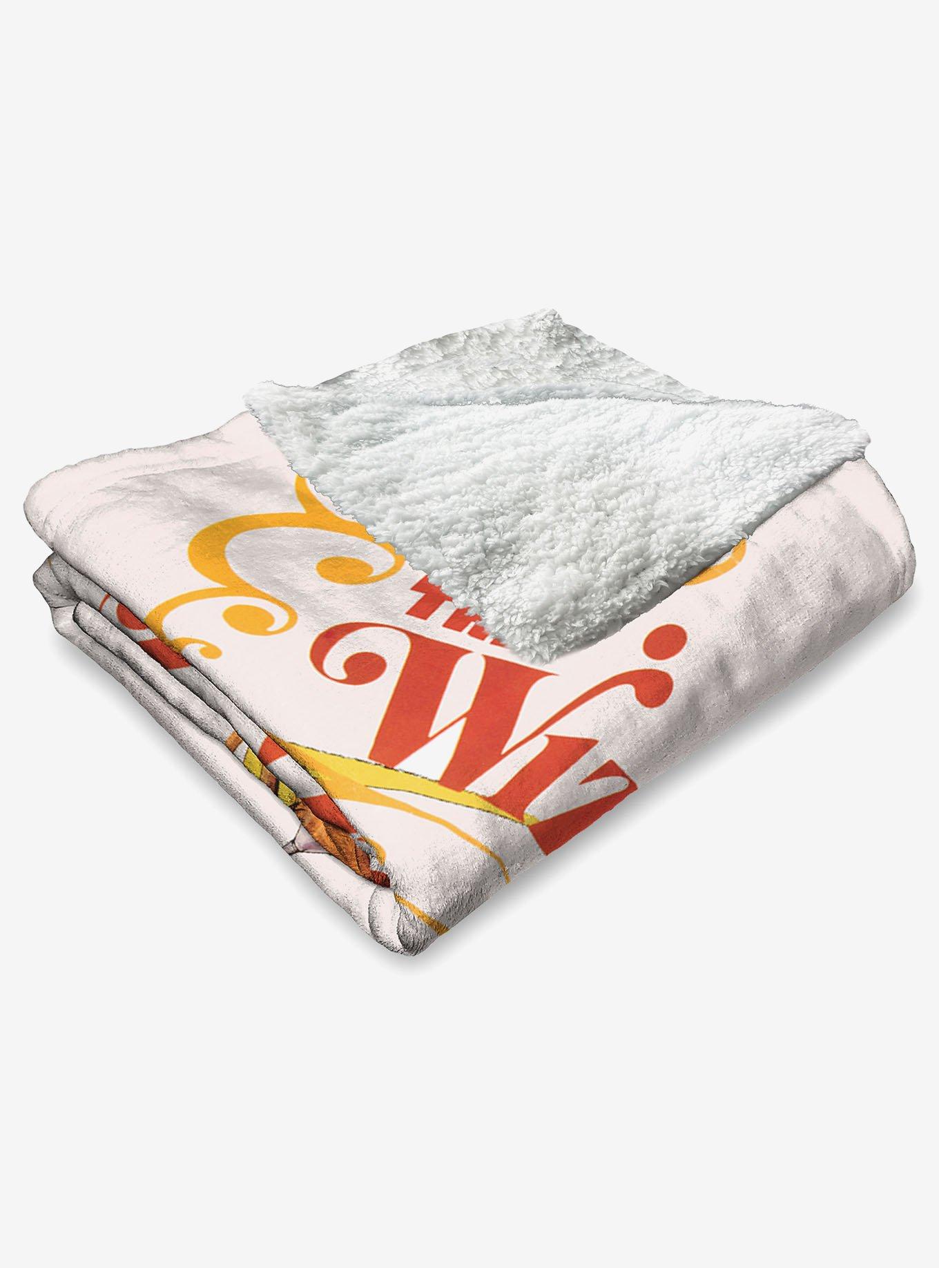 The Wizard of Oz Cast Poster Silk Touch Sherpa Throw Blanket, , alternate