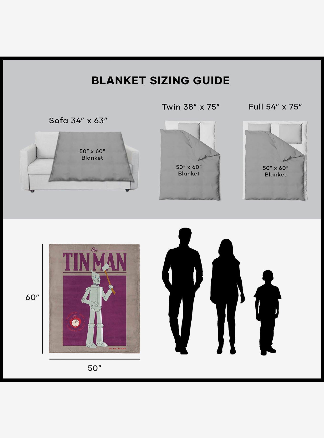 The Wizard of Oz Clockwork Heart Silk Touch Sherpa Throw Blanket, , alternate