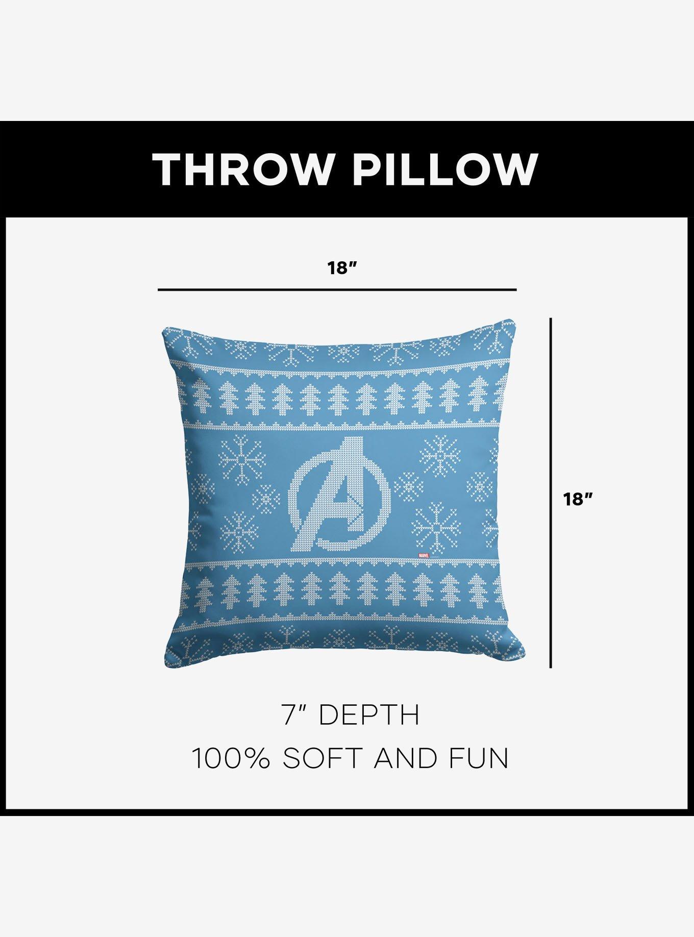 Marvel Avengers Sweater Throw Pillow, , alternate
