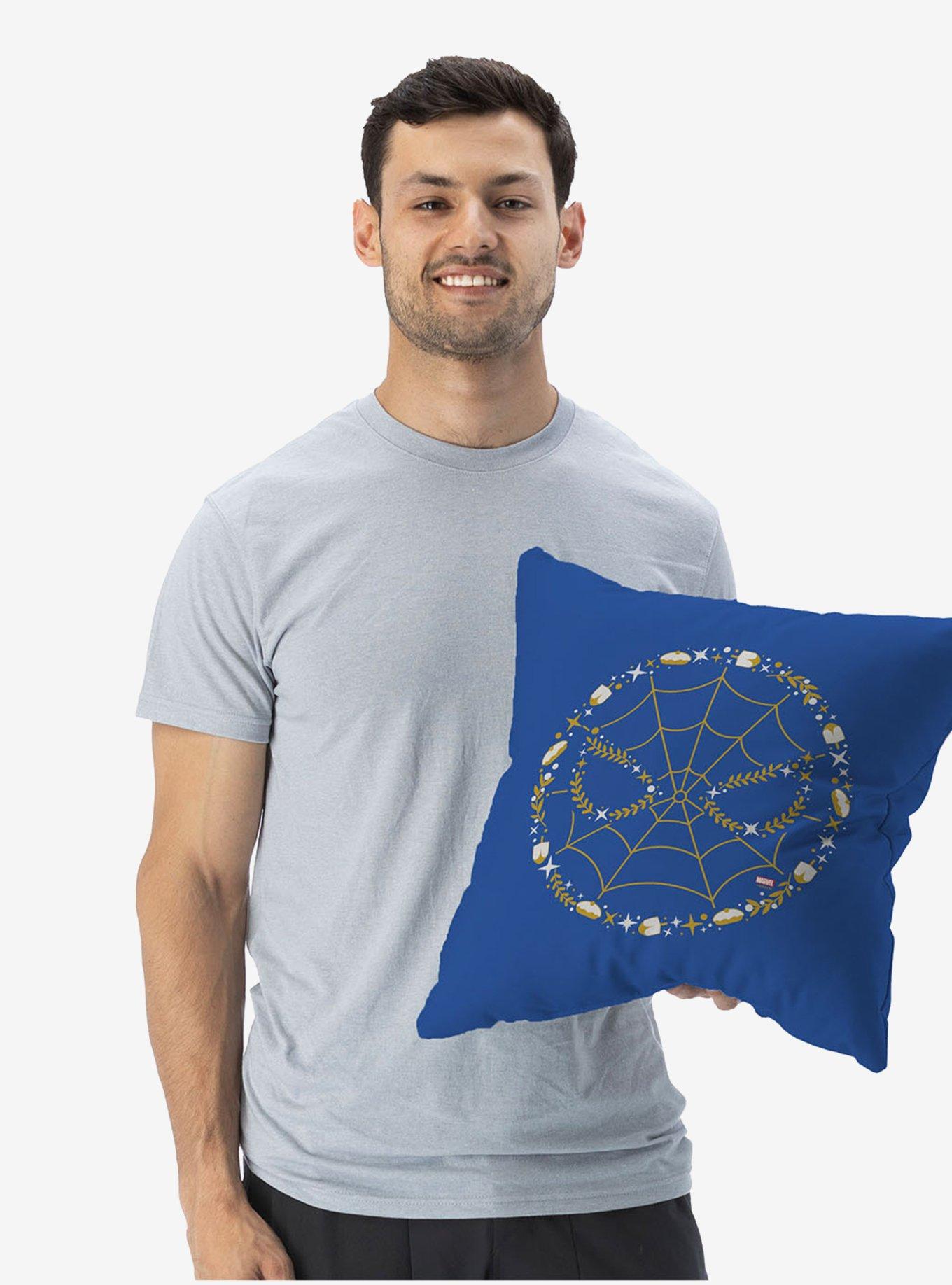 Marvel Spider-Man Spidey Hanukkah Throw Pillow, , alternate