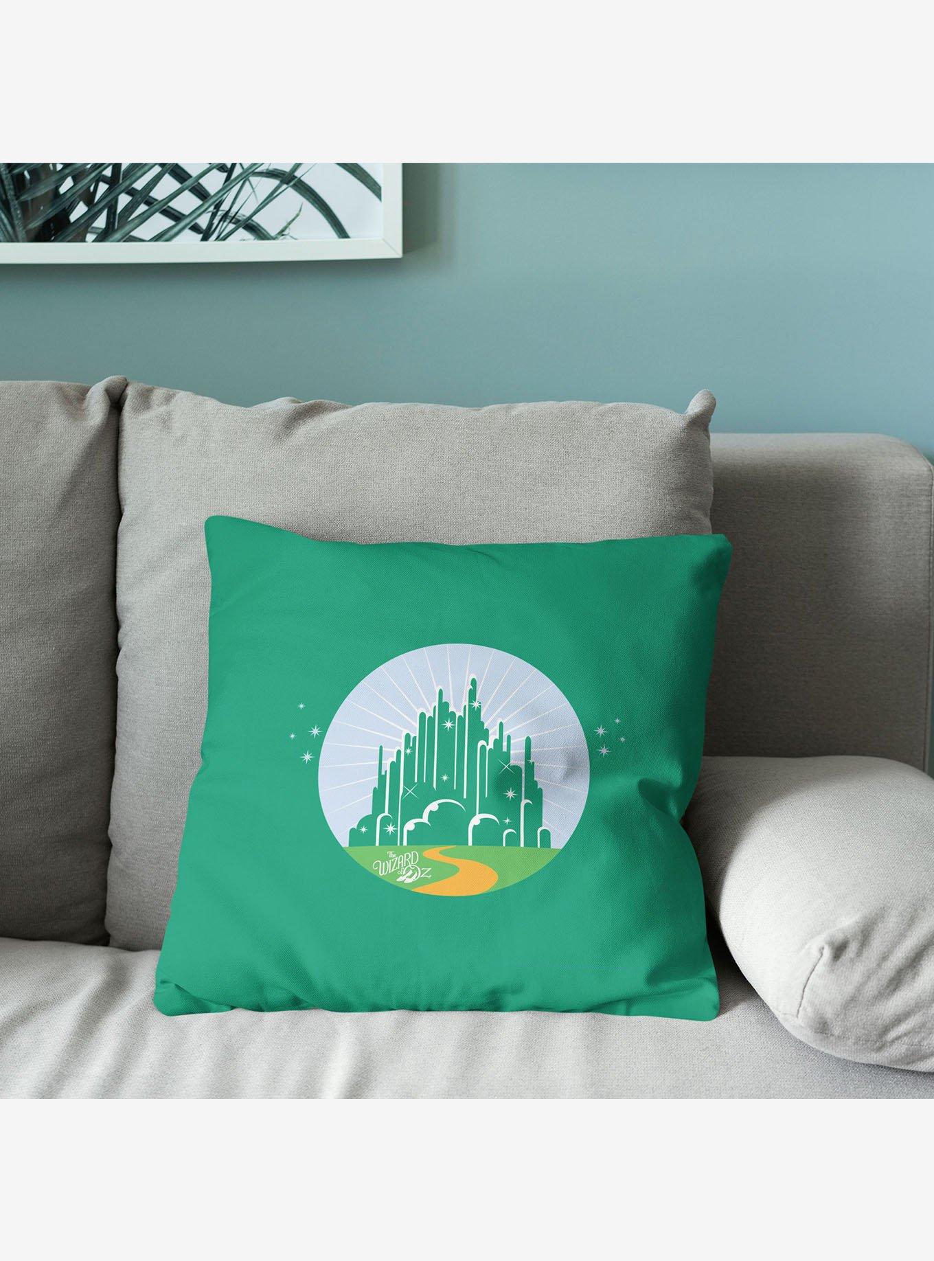 The Wizard of Oz Green City Throw Pillow, , alternate