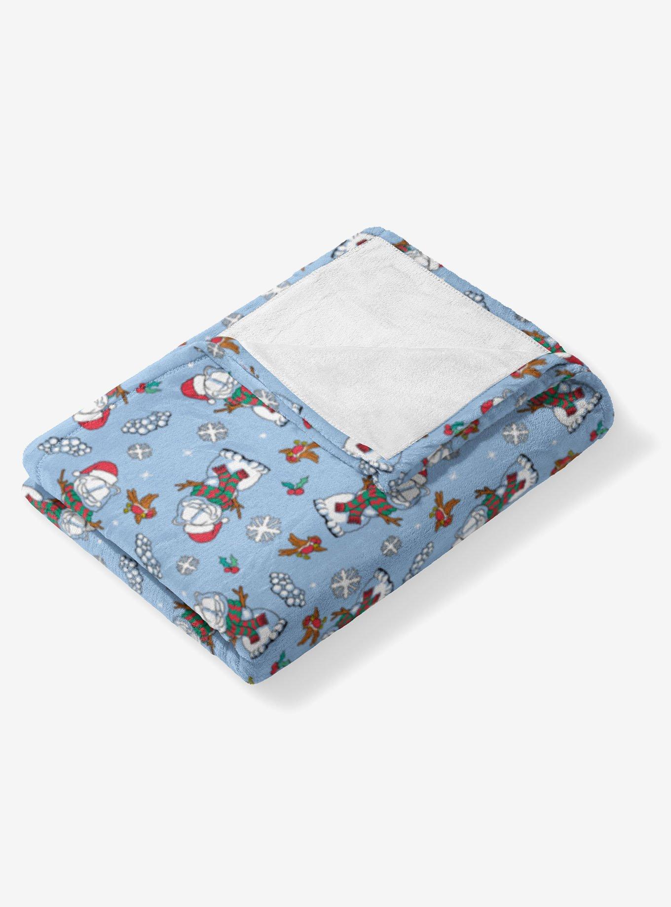 Garfield Snowman Garf 40x50" Silk Touch Throw Blanket, , alternate