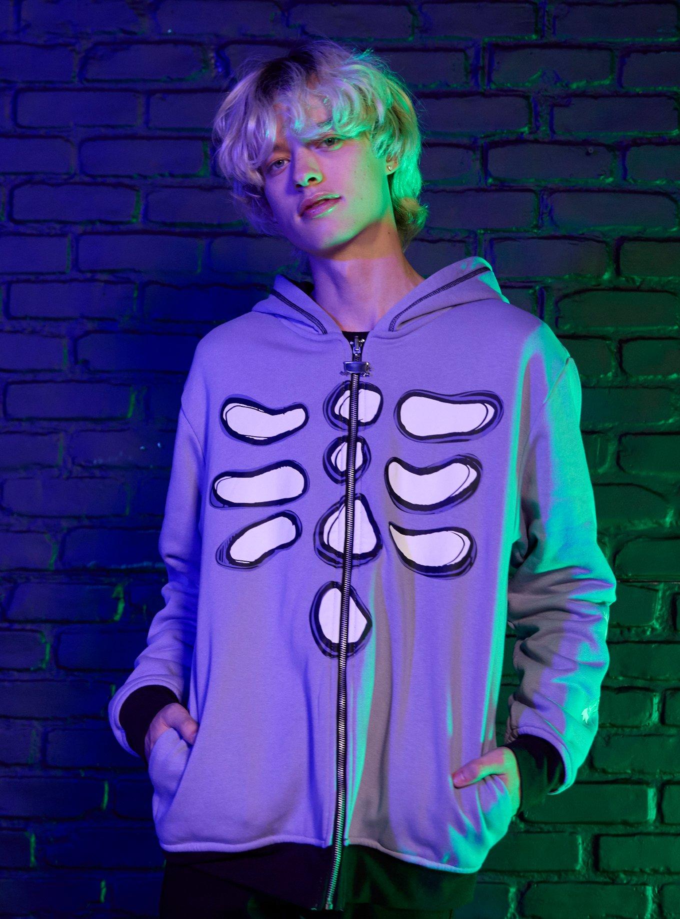 Our Universe The Nightmare Before Christmas Boogie's Boys Reversible Hoodie, PURPLE, alternate