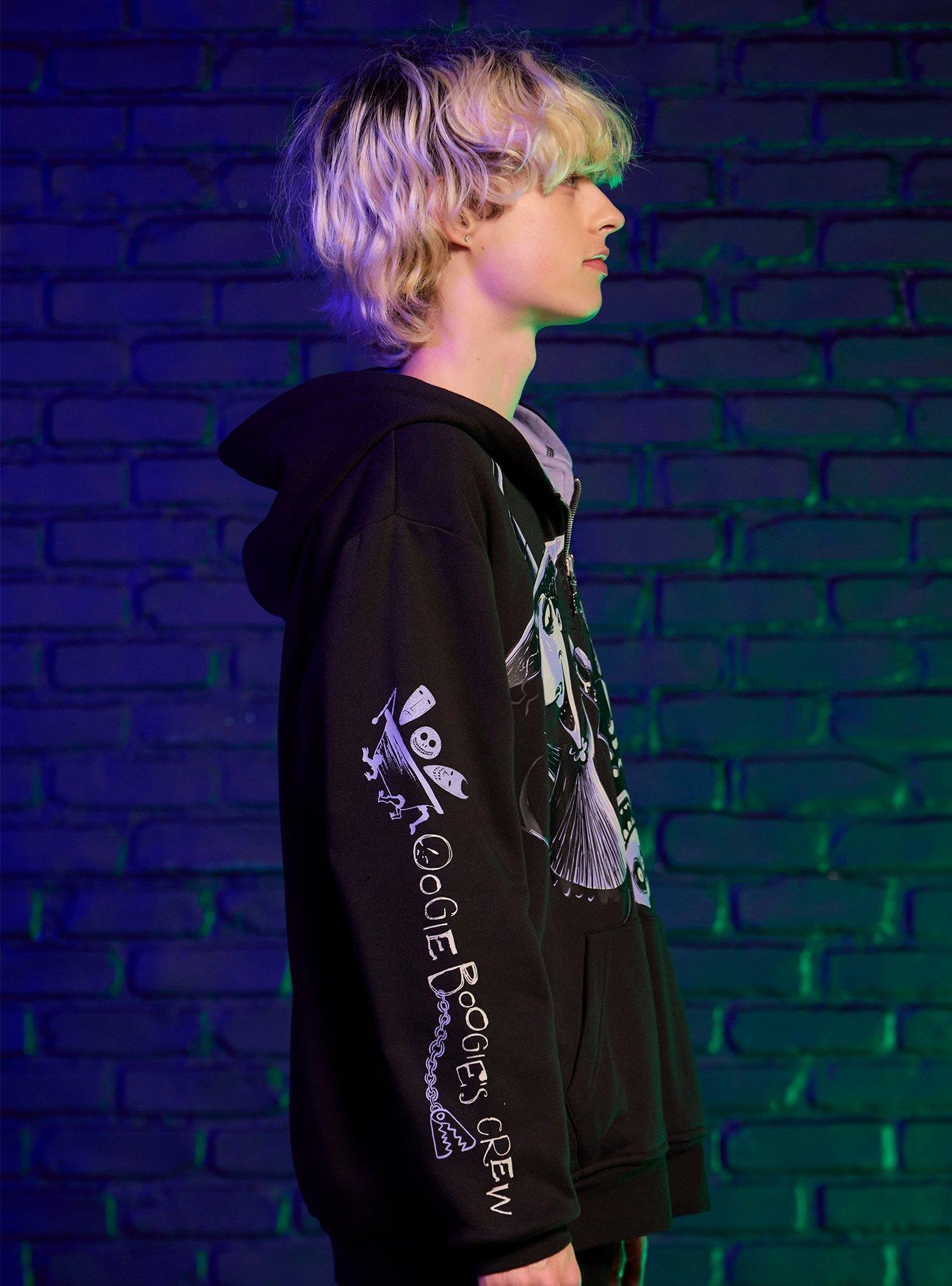 Our Universe The Nightmare Before Christmas Boogie's Boys Reversible Hoodie, PURPLE, alternate