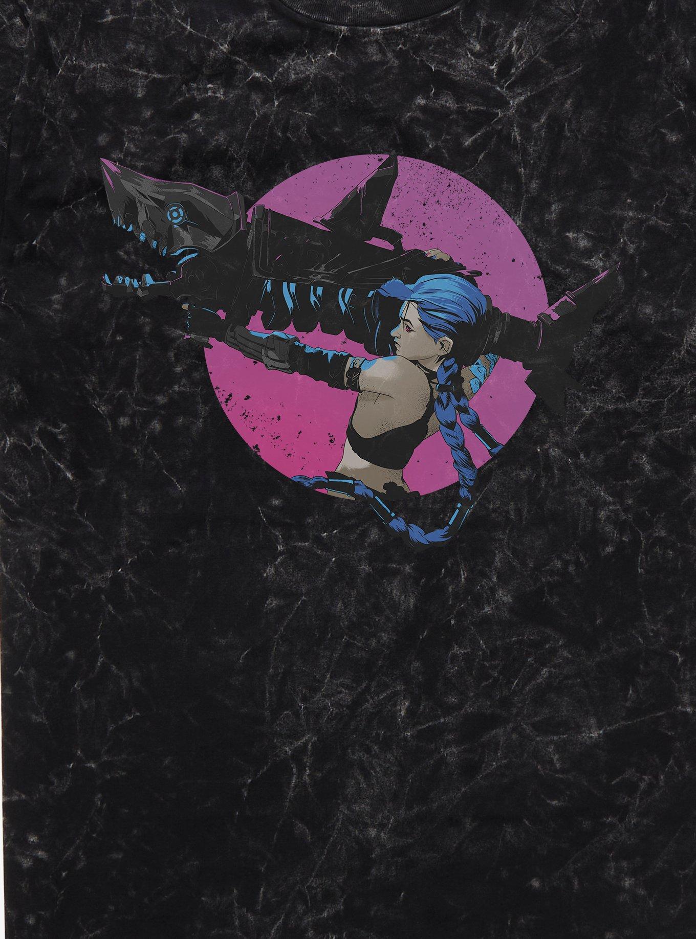 Arcane Jinx Attack Mineral Wash T-Shirt, , hi-res