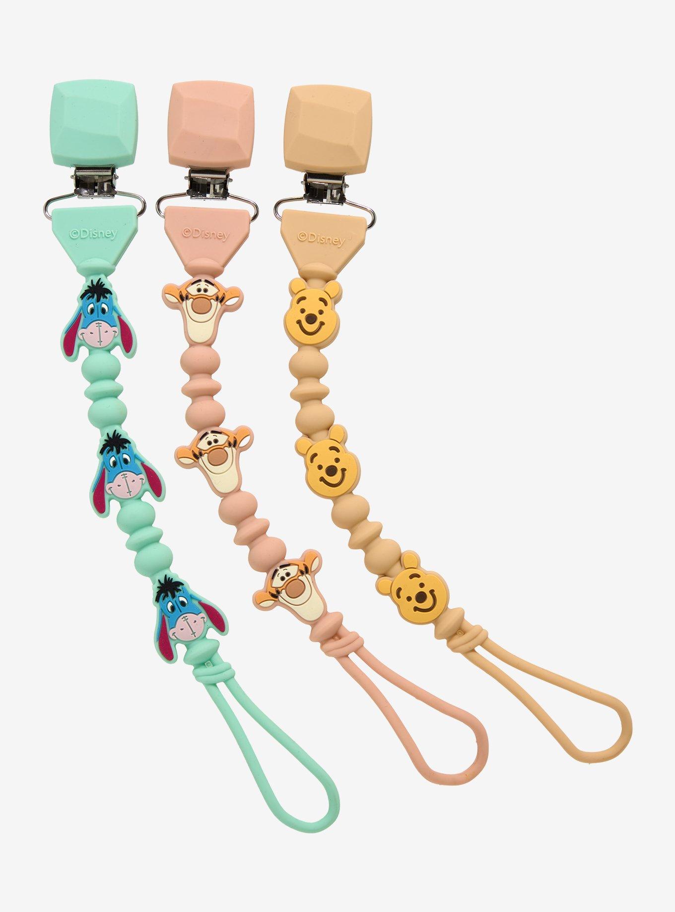 Disney Winnie the Pooh Pacifier Clip Set — BoxLunch Exclusive, , hi-res