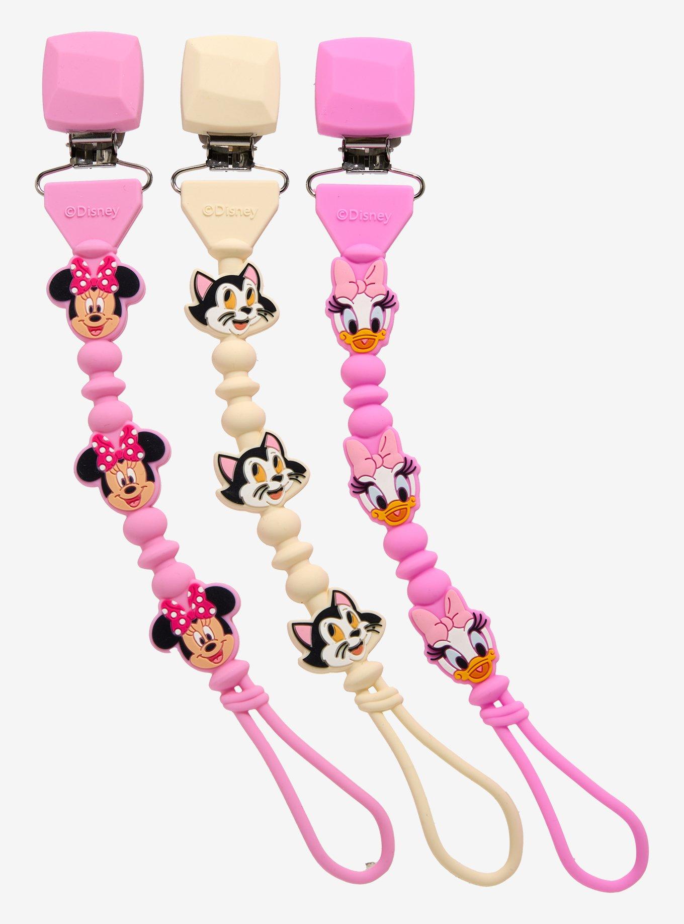 Disney Minnie and Friends Pacifier Clip Set — BoxLunch Exclusive, , hi-res
