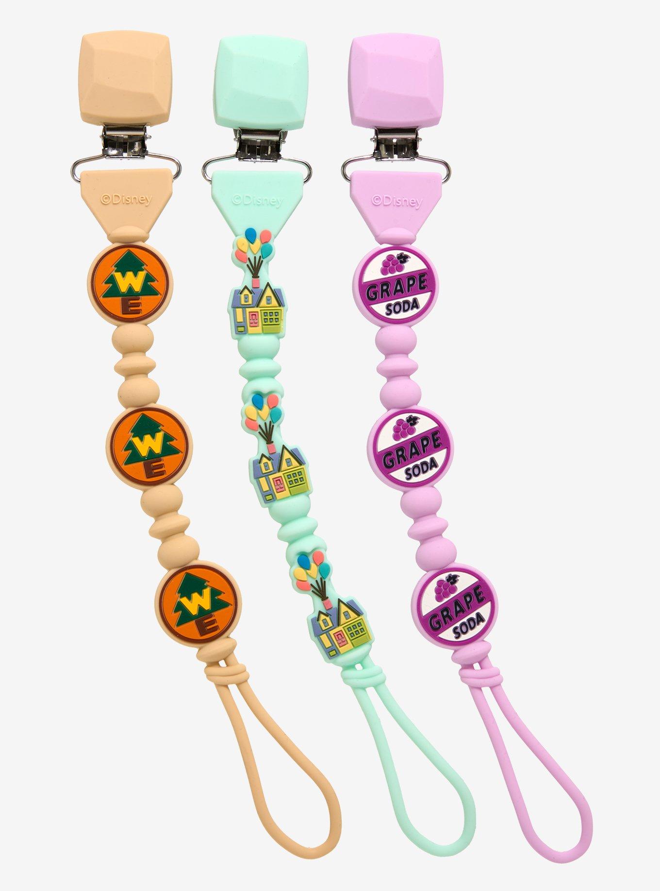 Disney Pixar Up Wilderness Badges Pacifier Clip Set — BoxLunch Exclusive, , hi-res