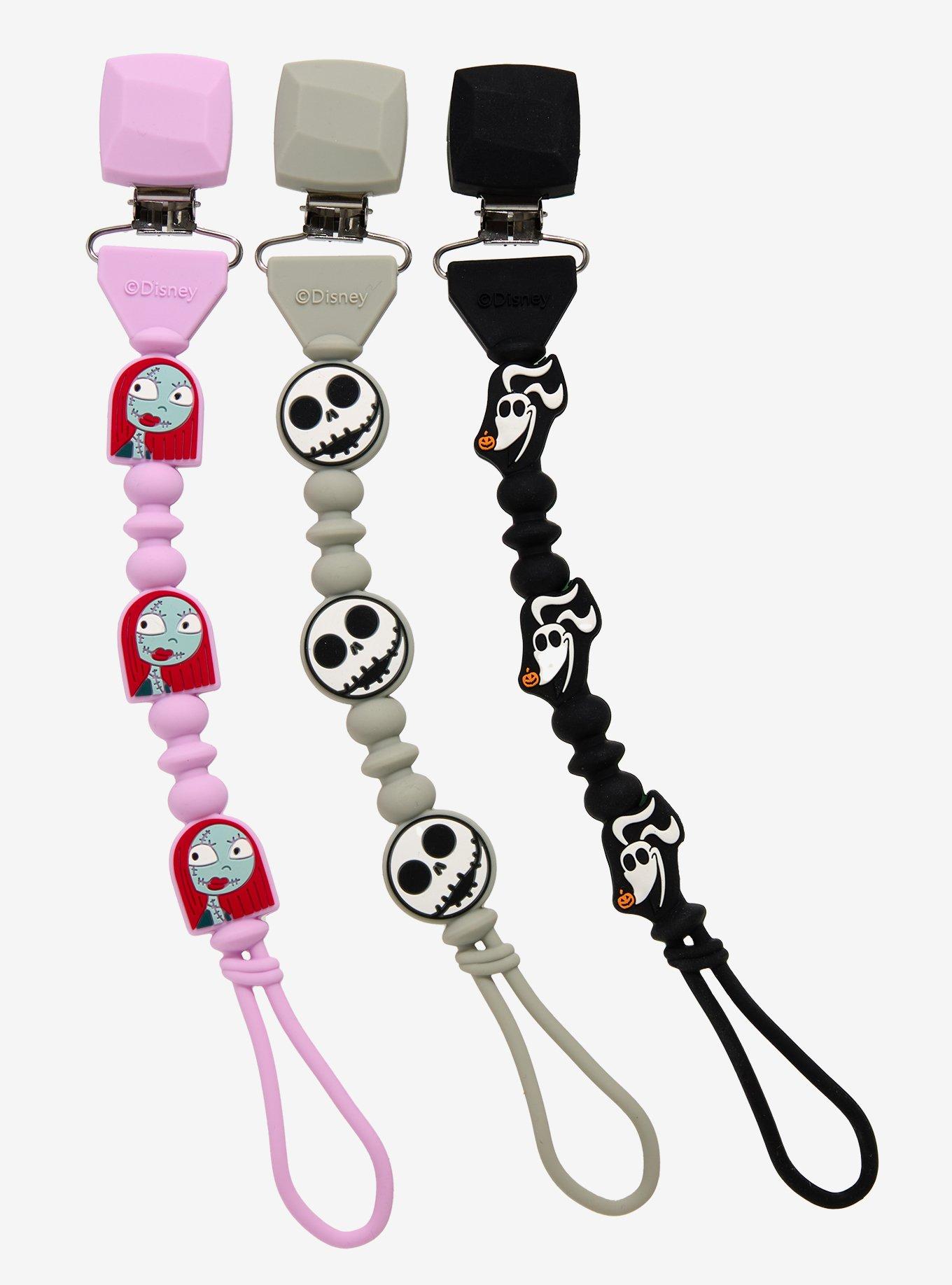 Disney The Nightmare Before Christmas Pacifier Clip Set — BoxLunch Exclusive, , hi-res