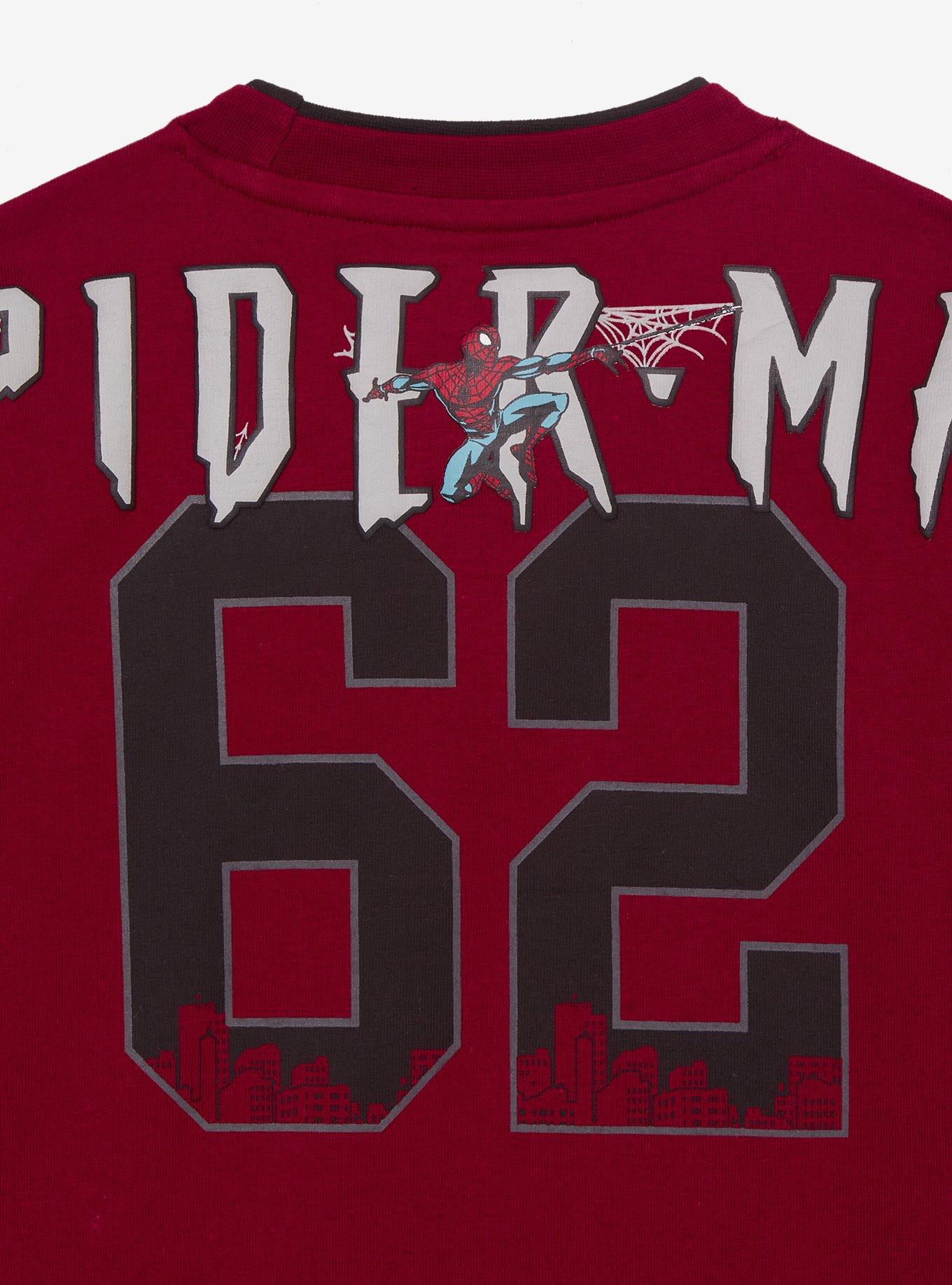 Marvel Spider-Man Logo Toddler Long Sleeve T-Shirt & Shorts Set - BoxLunch Exclusive, BLACK, alternate