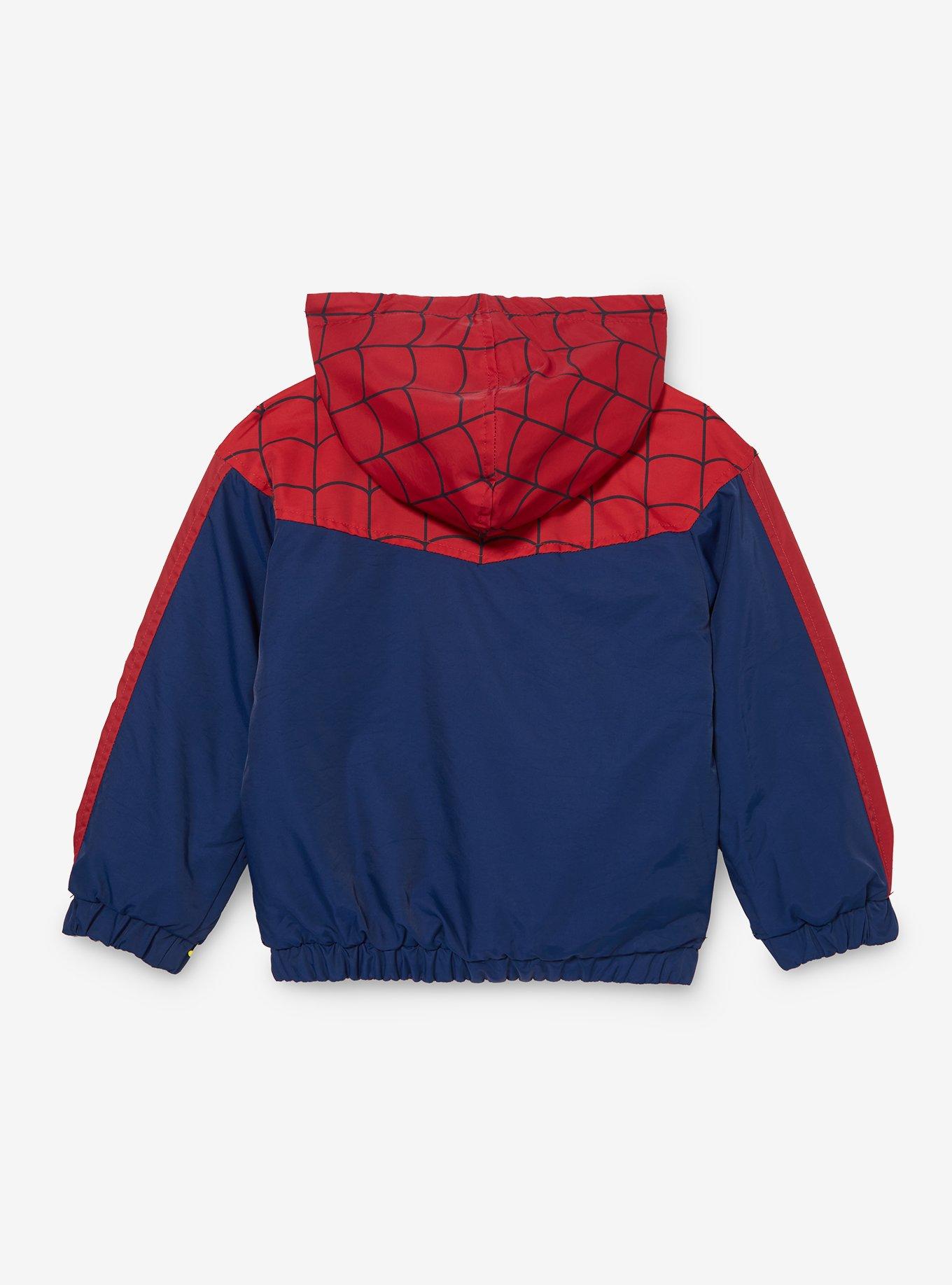 Marvel Spider-Man Suit Reversible Toddler Jacket - BoxLunch Exclusive, , hi-res