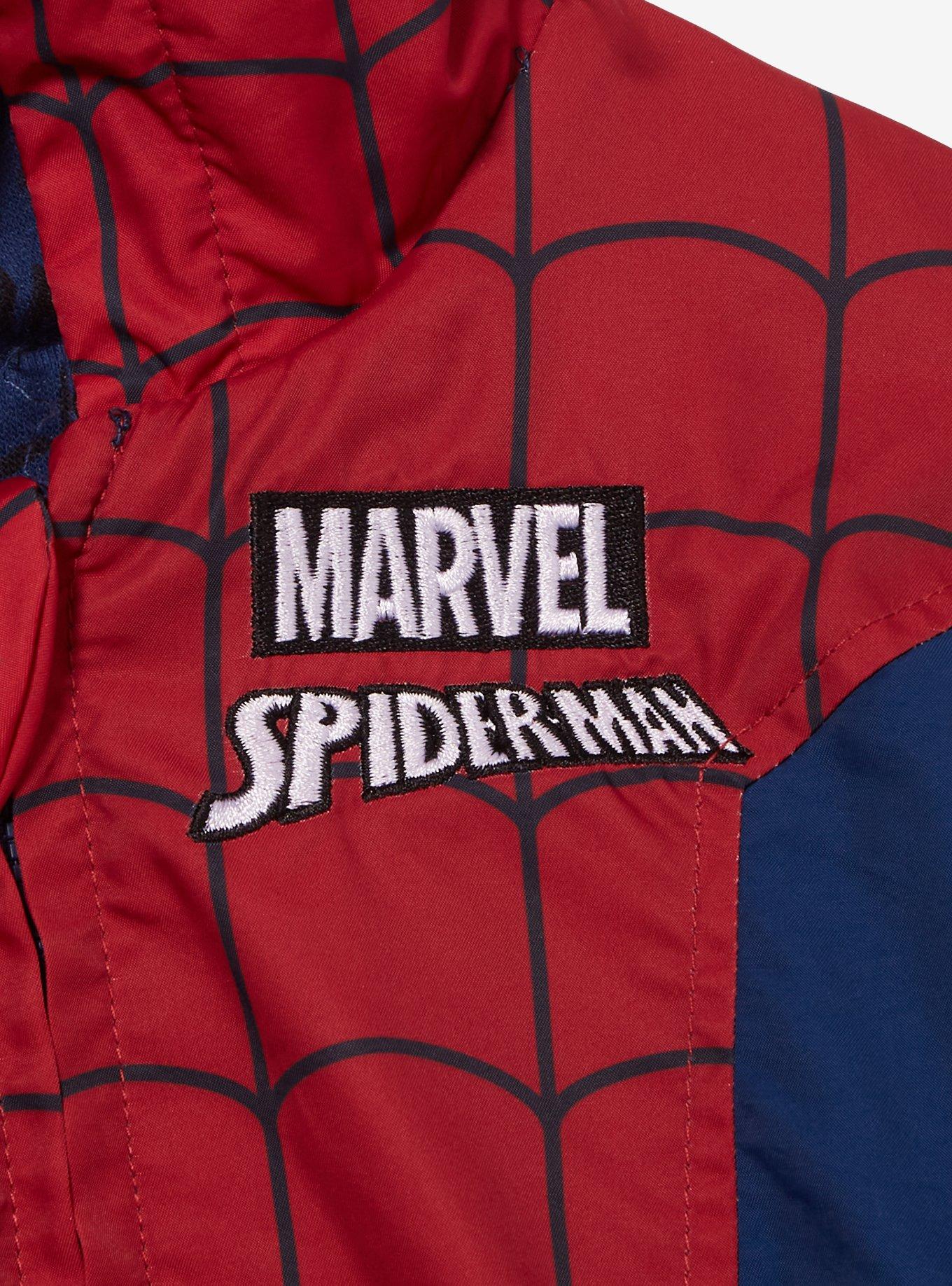 Marvel Spider-Man Suit Reversible Toddler Jacket - BoxLunch Exclusive, BLUE, alternate