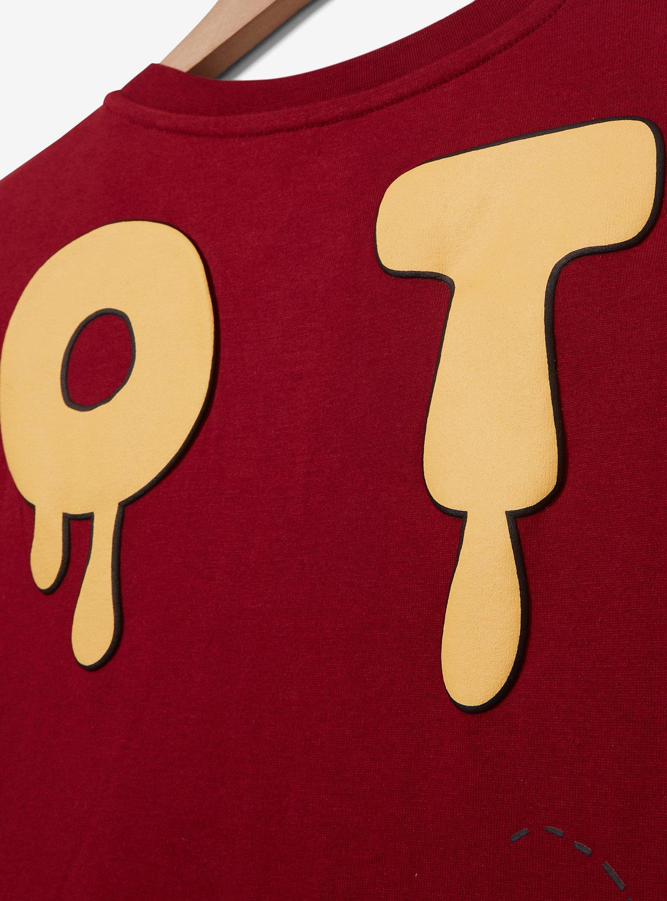 Disney Winnie the Pooh Oh Bother Long Sleeve Jersey — BoxLunch Exclusive, DARK RED, alternate