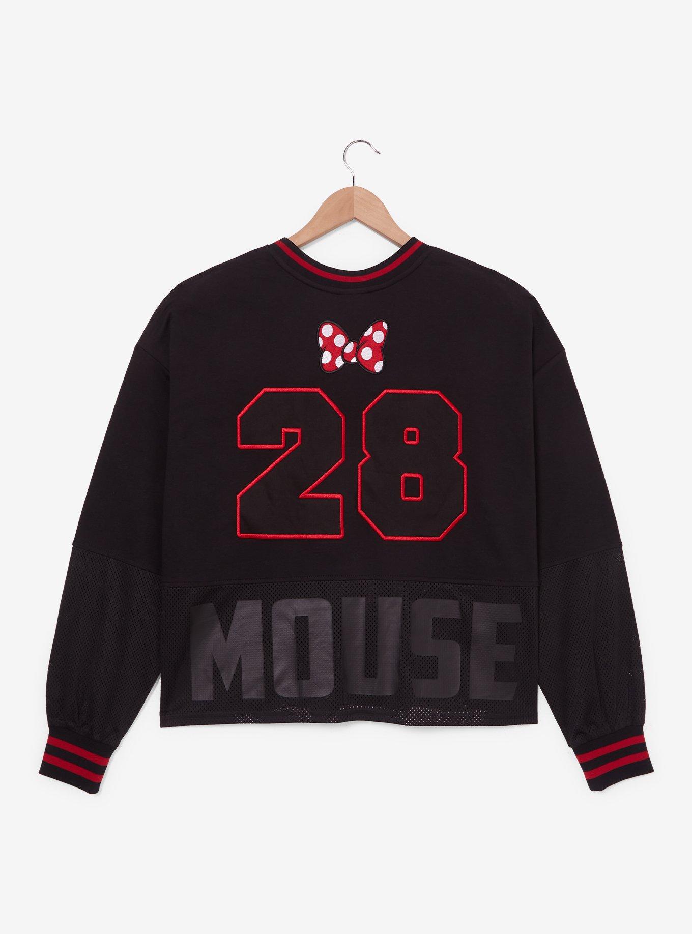 Disney Minnie Mouse Cropped Women's Plus Hockey Jersey — BoxLunch Exclusive