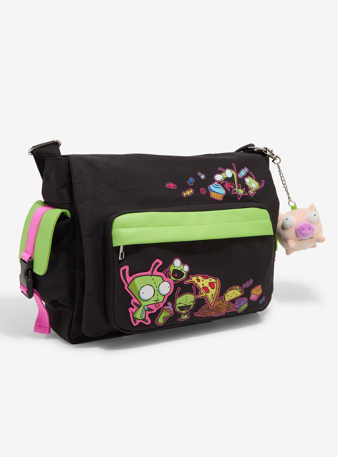 Invader Zim GIR Snacks Messenger Bag, , hi-res