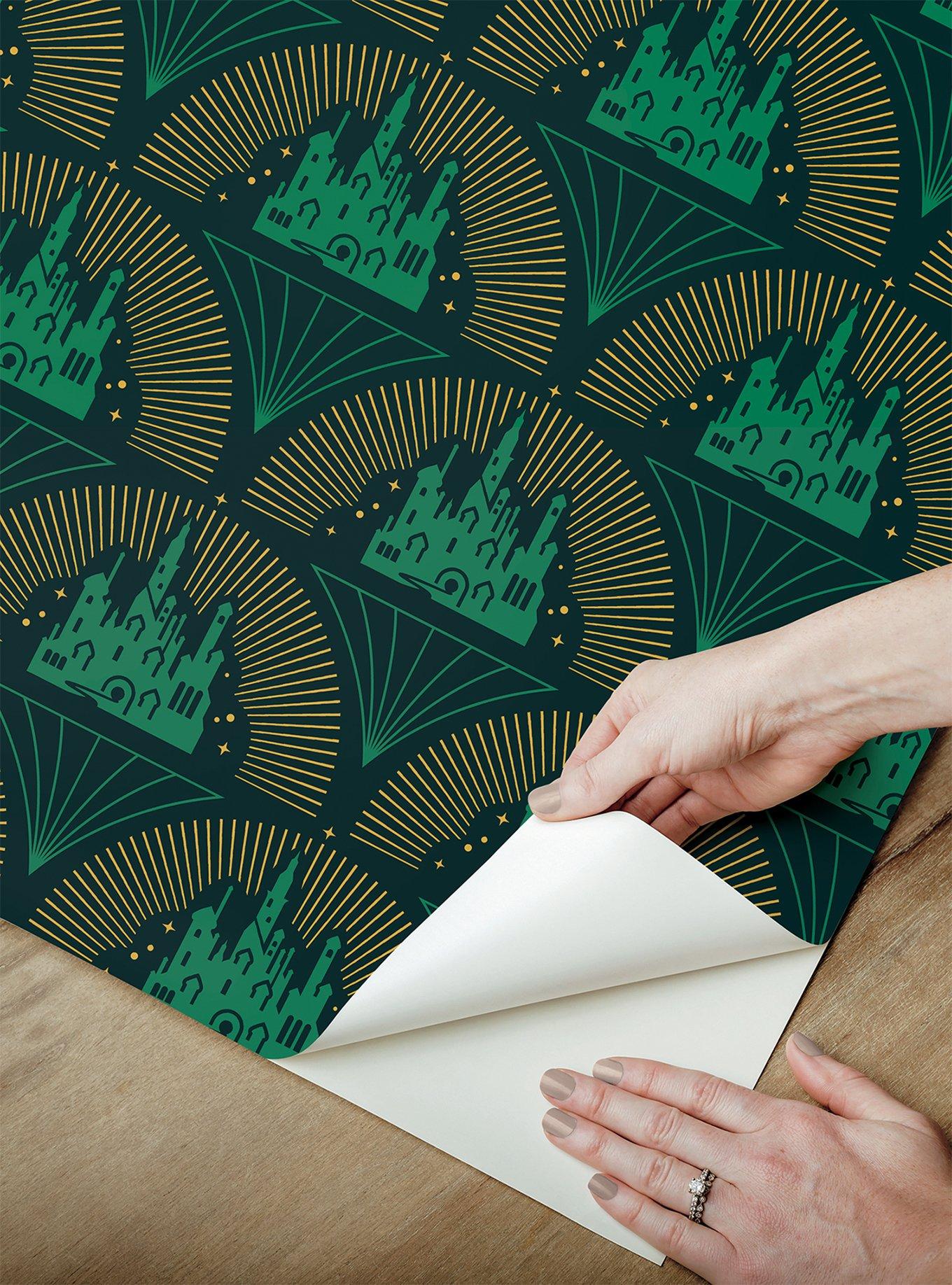 Wicked Emerald City Peel & Stick Wallpaper, , alternate
