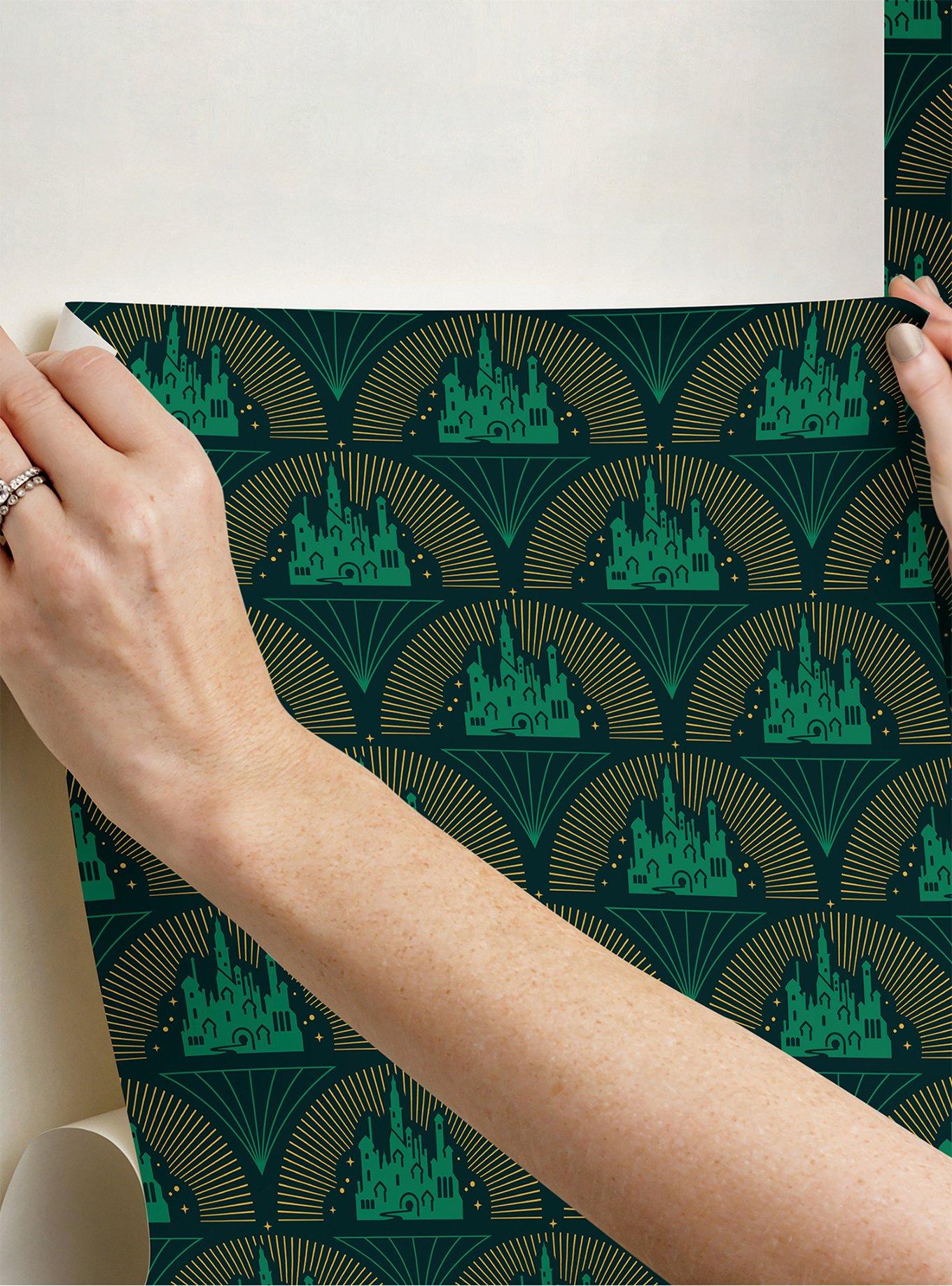 Wicked Emerald City Peel & Stick Wallpaper, , alternate