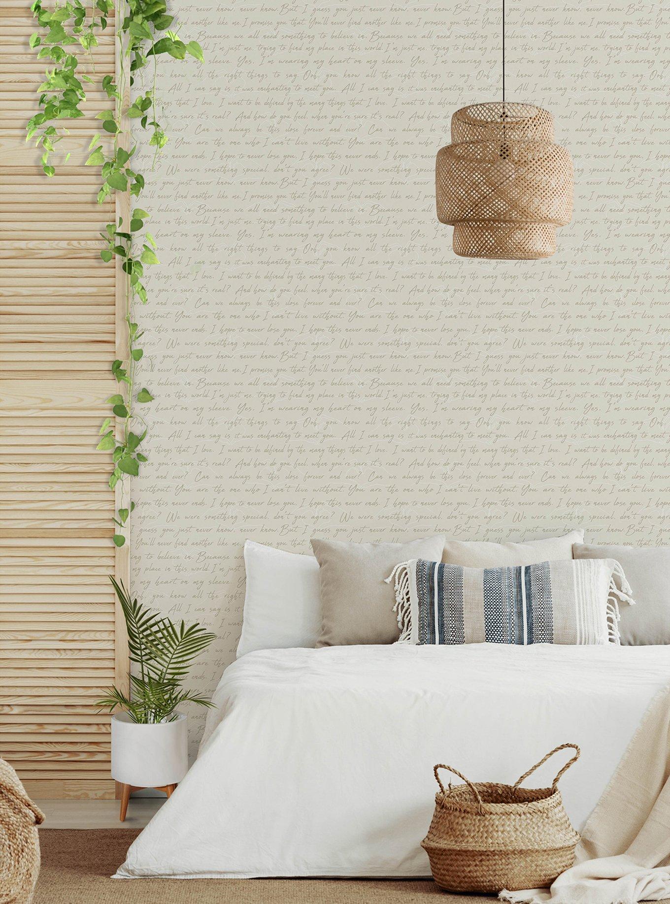 Love Letters Parchment Peel & Stick Wallpaper