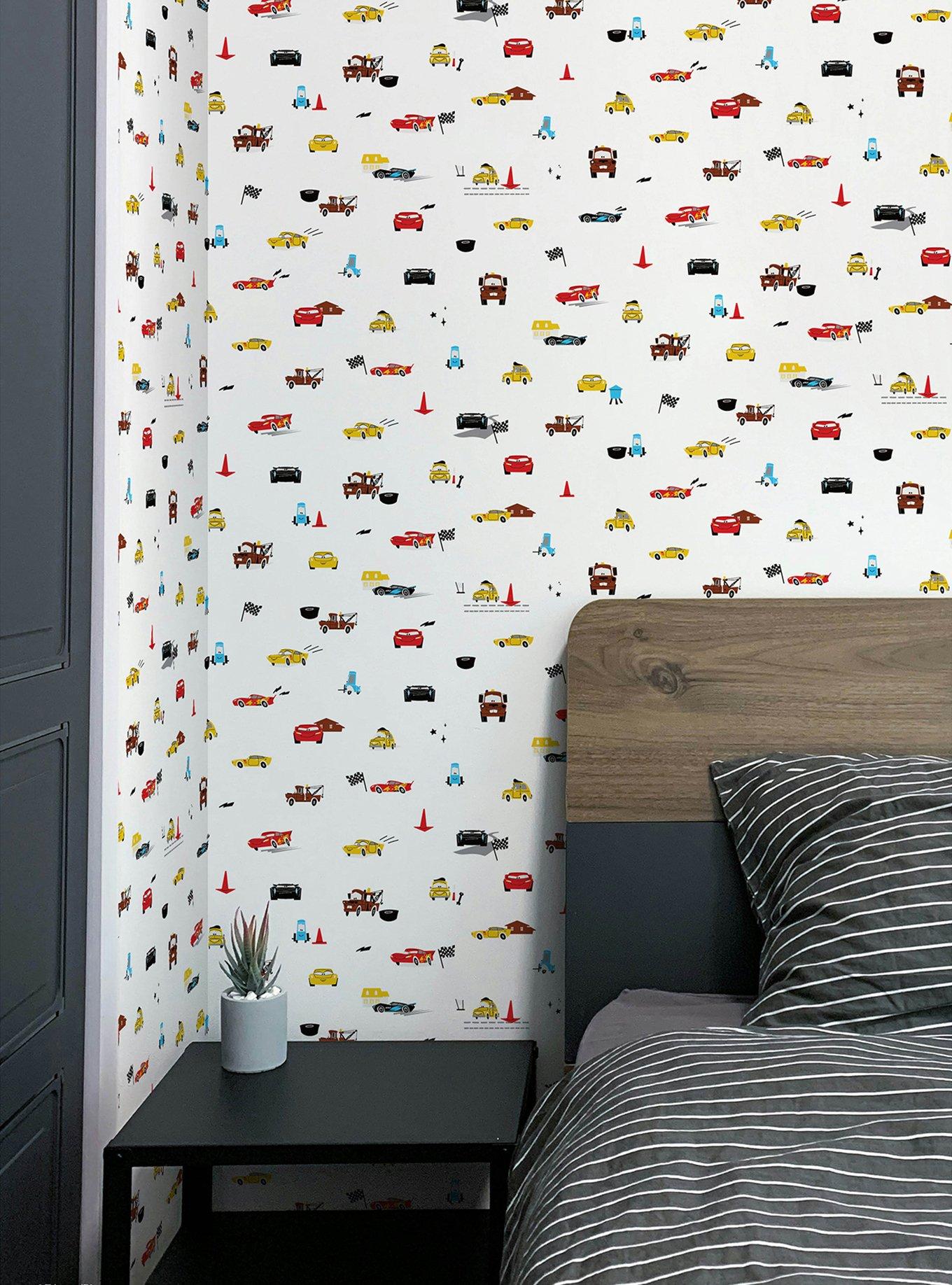 Disney Pixar Cars Racing Peel & Stick Wallpaper, , hi-res