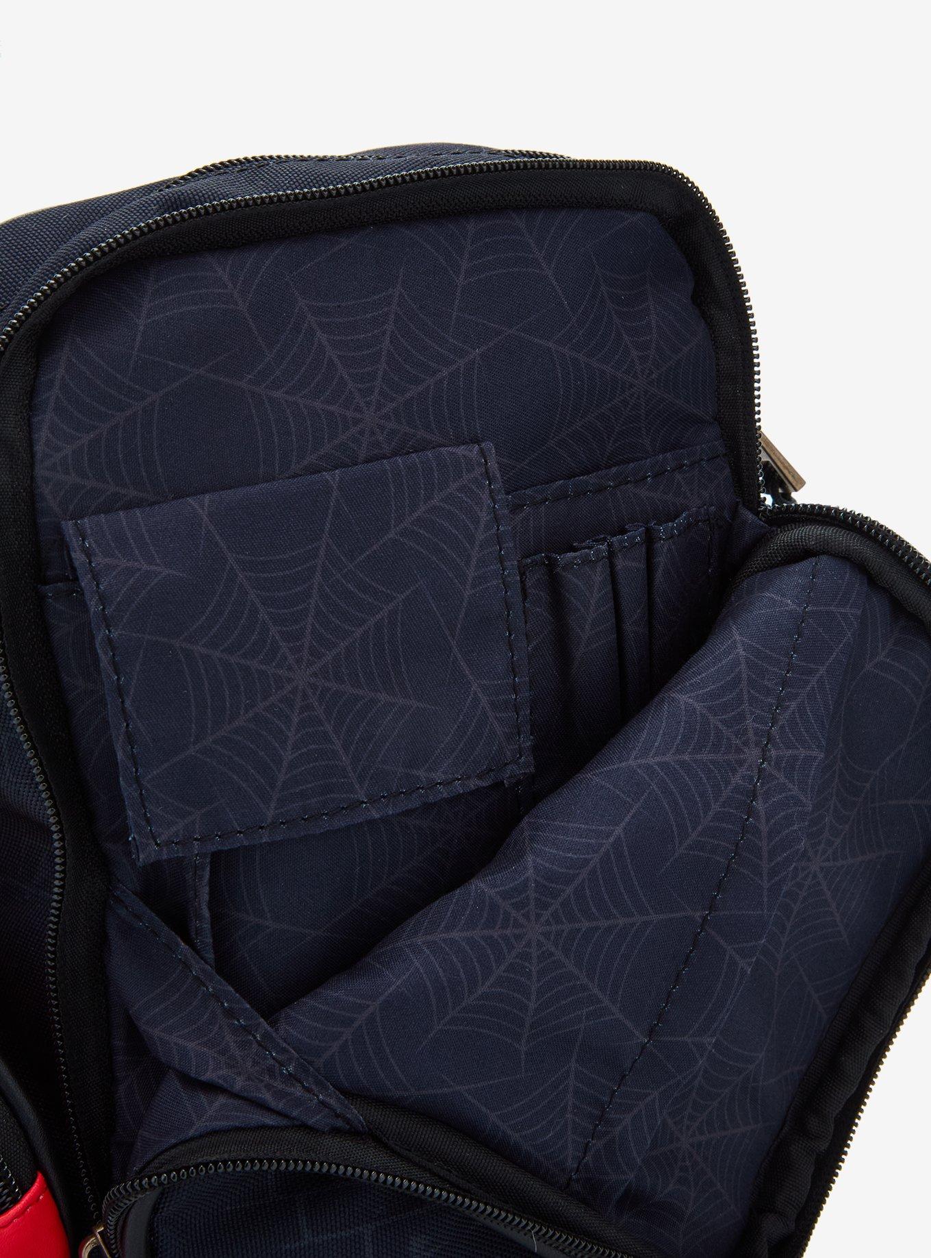 Marvel Spider-Man Logo Crossbody Bag with Coin Purse - BoxLunch Exclusive, , alternate