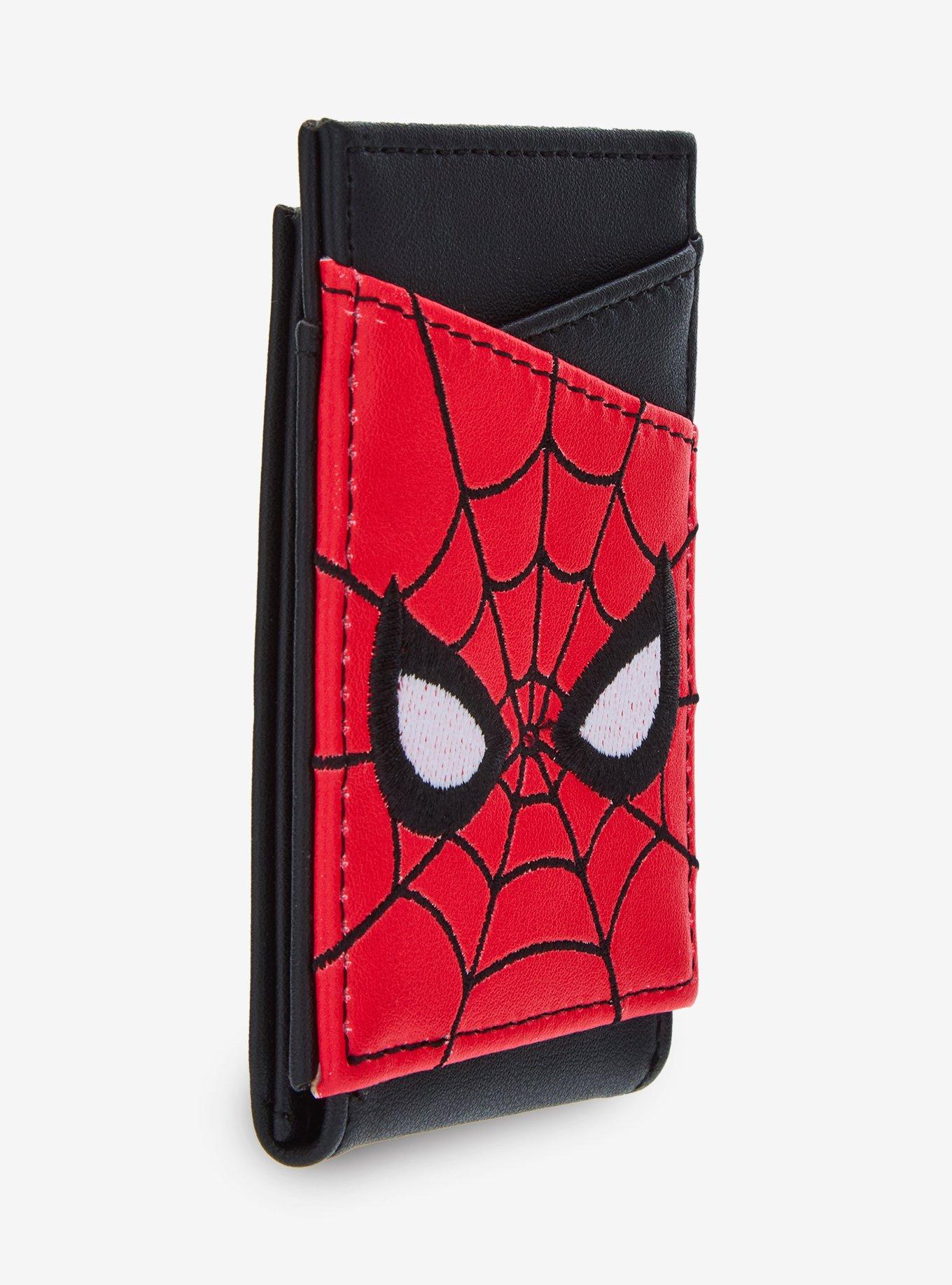 Marvel Spider-Man Mask Magnetic Cardholder - BoxLunch Exclusive, , hi-res