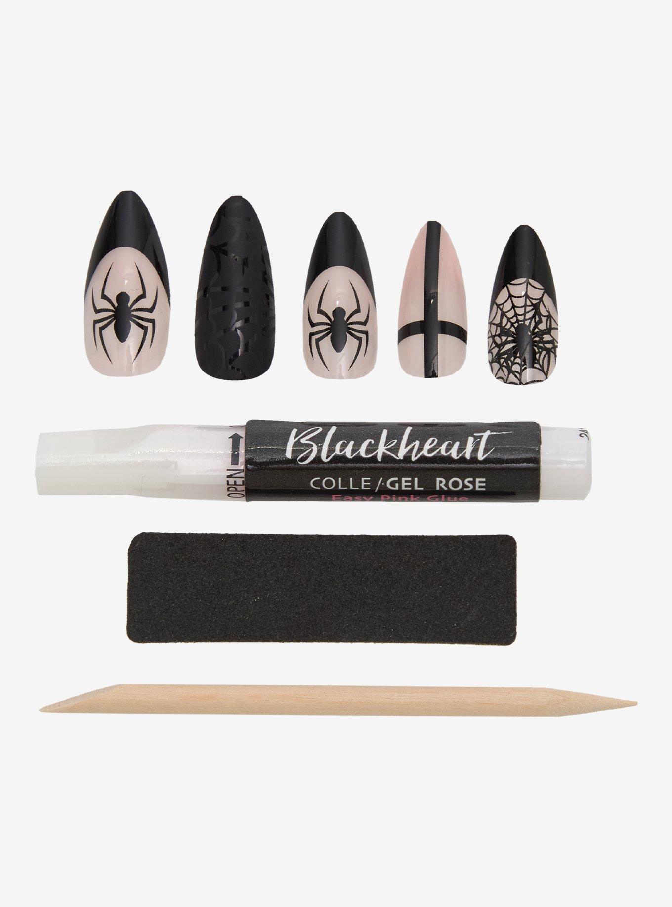 Blackheart Spider Press-On Nail Set, , hi-res