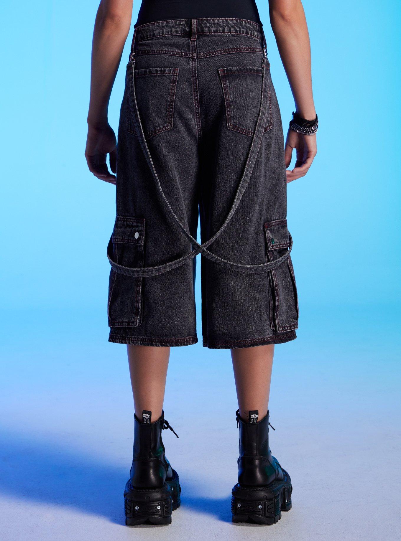 Her Universe Disney Kingdom Hearts Keyblade Cargo Jorts, MULTI, alternate