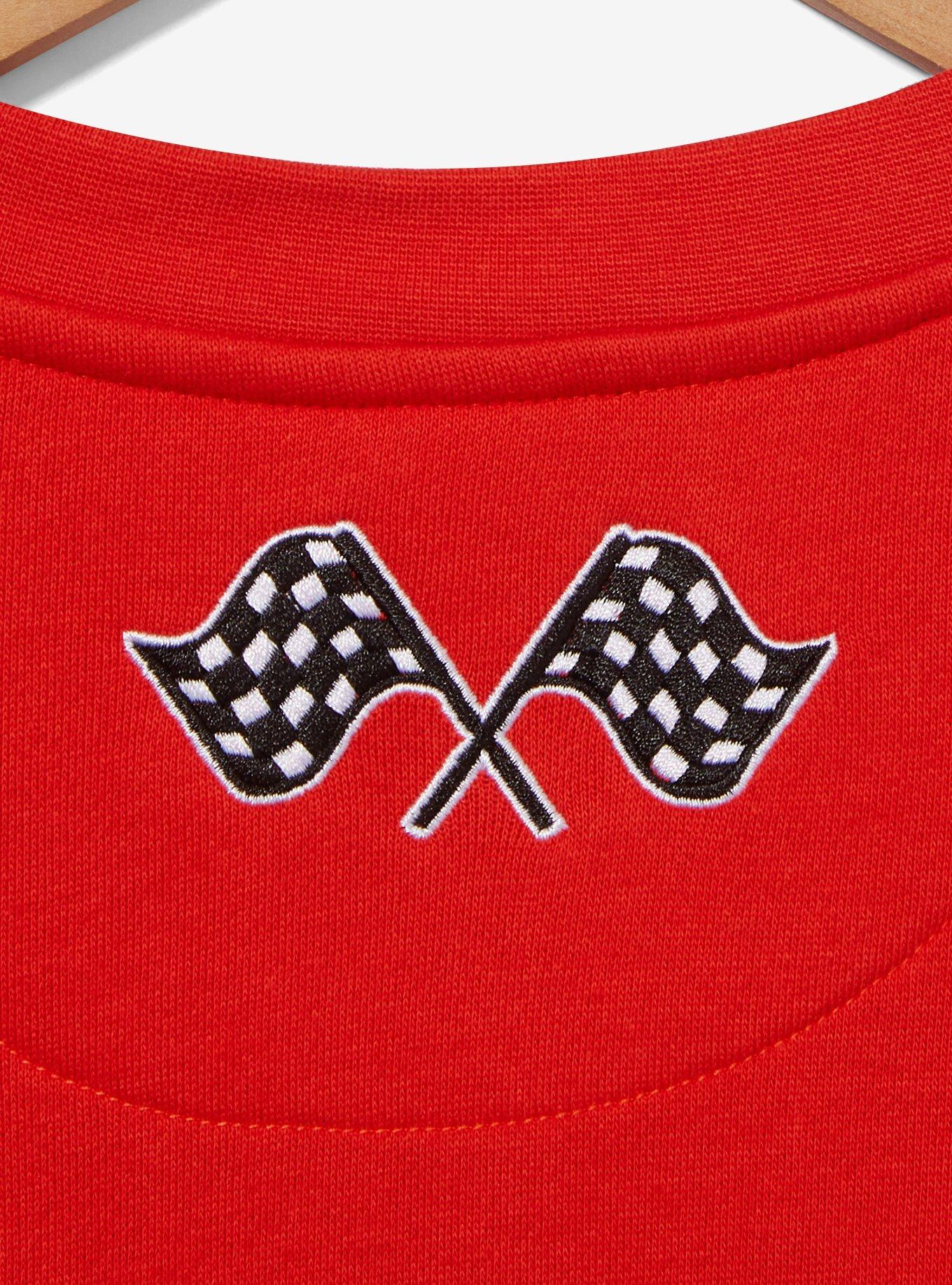 Disney Pixar Cars Lightning McQueen Panel Crewneck - BoxLunch Exclusive, MULTI, alternate