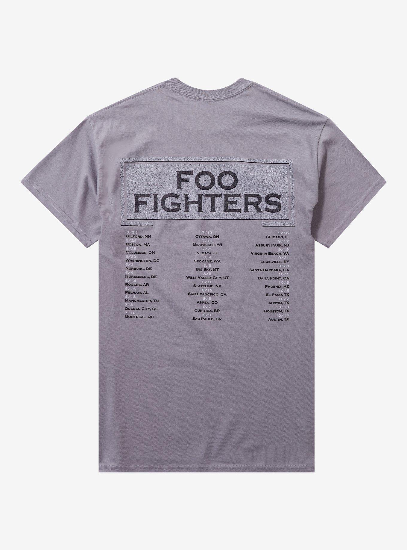 Foo Fighters Tour Dates T-Shirt, , hi-res