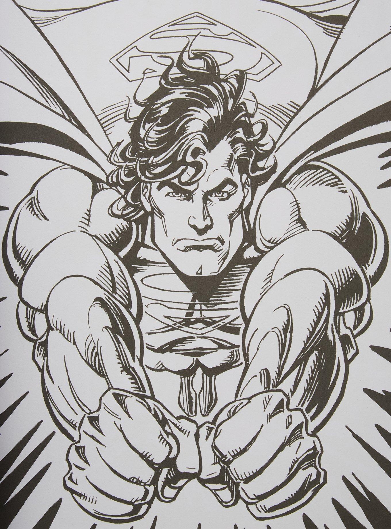 DC Comics Superman Ultimate '90s Flashback Coloring Book, , alternate