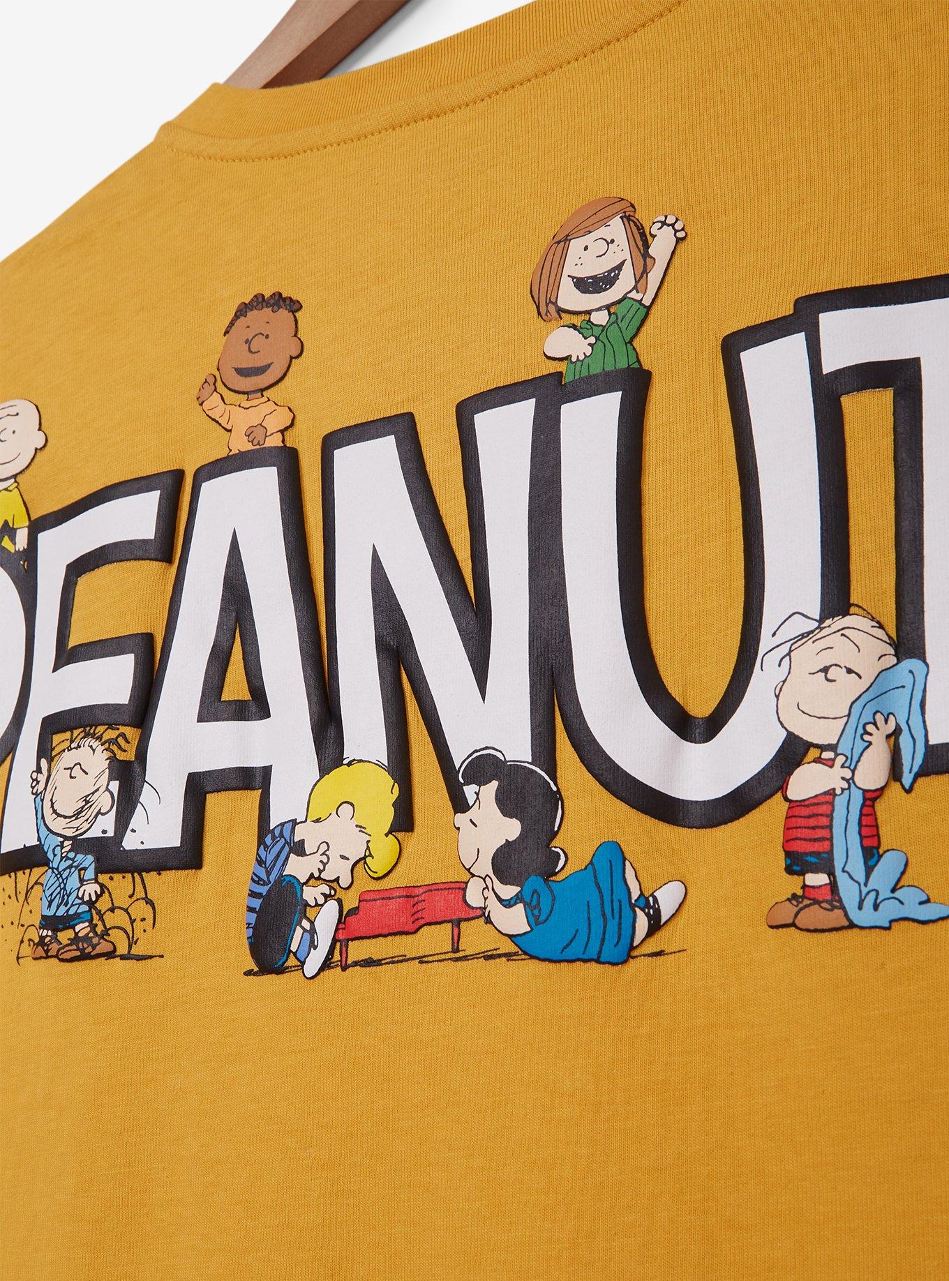 Peanuts Charlie Brown Pattern Long Sleeve T-Shirt - BoxLunch Exclusive, , alternate