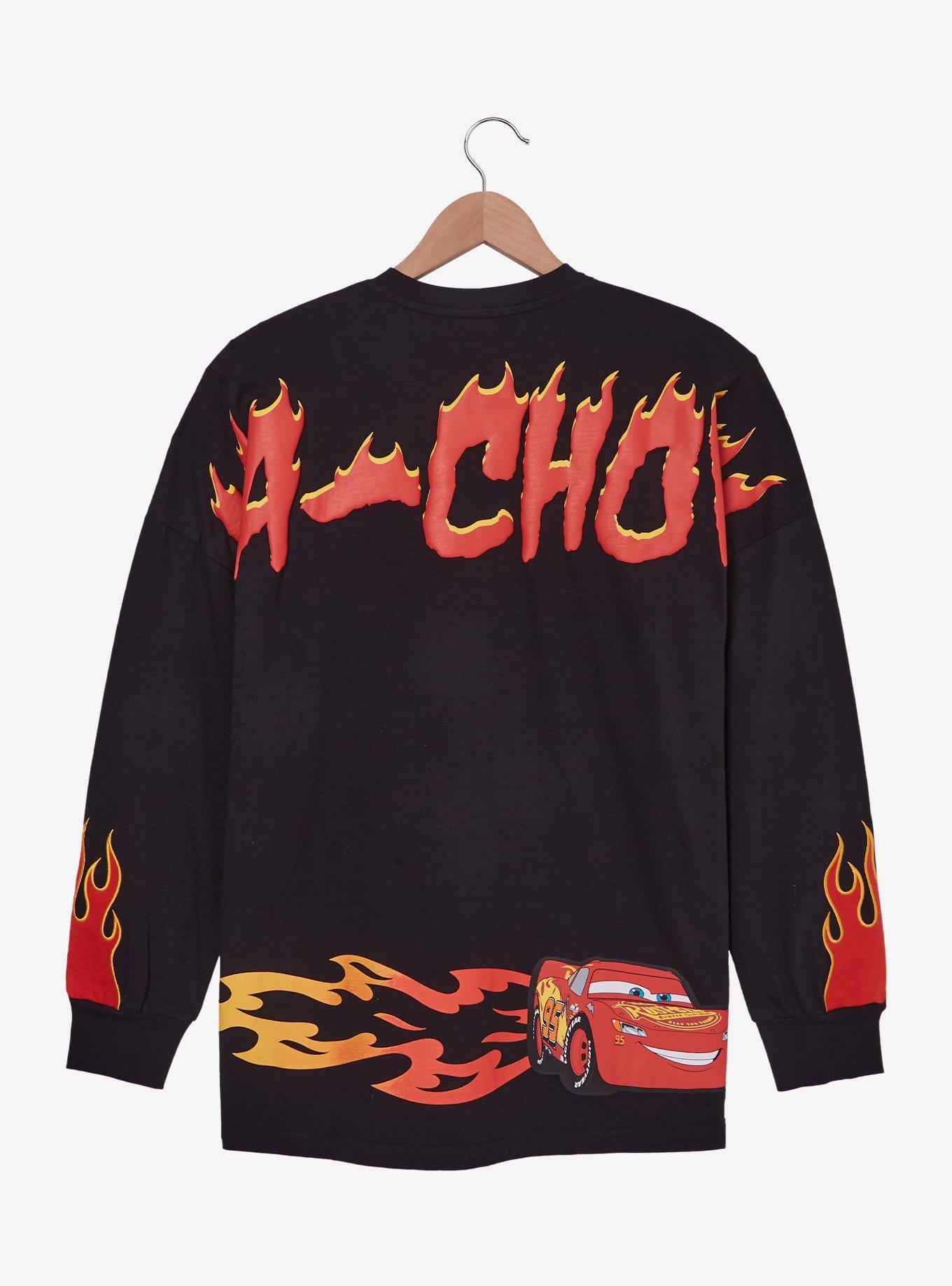 Disney Pixar Cars Lightning McQueen Flame Long Sleeve T-Shirt - BoxLunch Exclusive