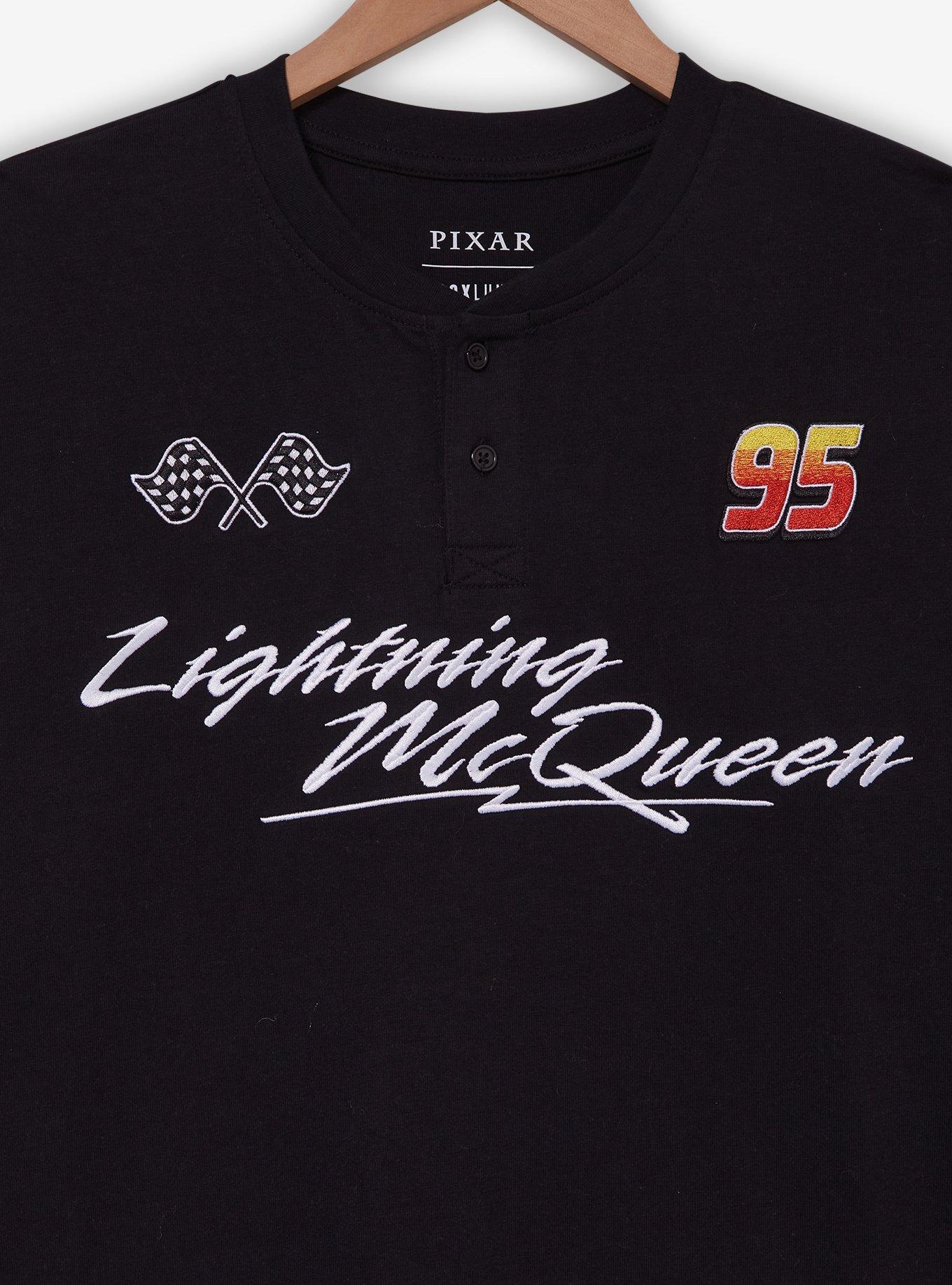 Disney Pixar Cars Lightning McQueen Flame Long Sleeve T-Shirt - BoxLunch Exclusive, RED, alternate