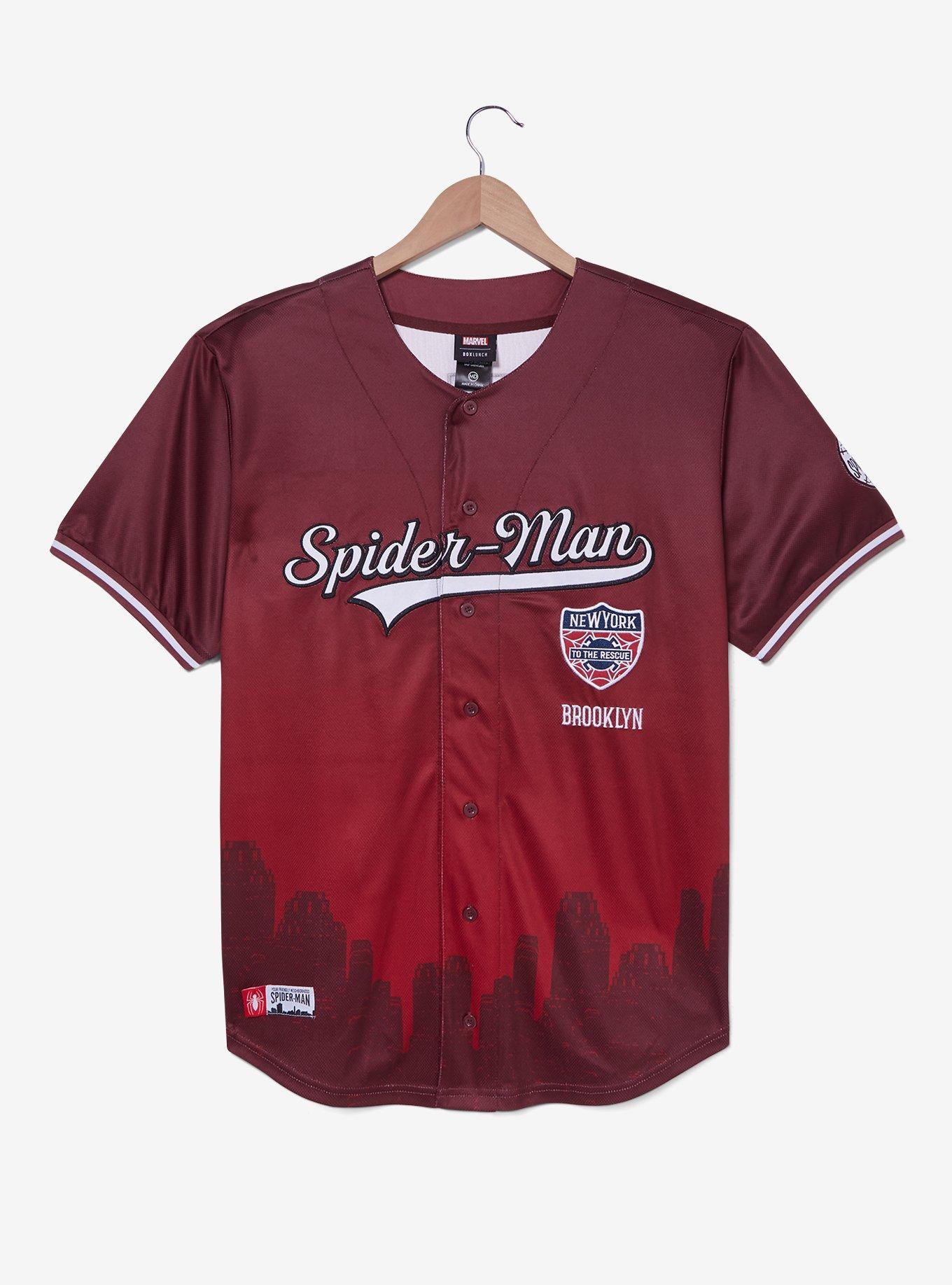 Marvel Spider-Man Peter Parker Baseball Jersey - BoxLunch Exclusive, , hi-res