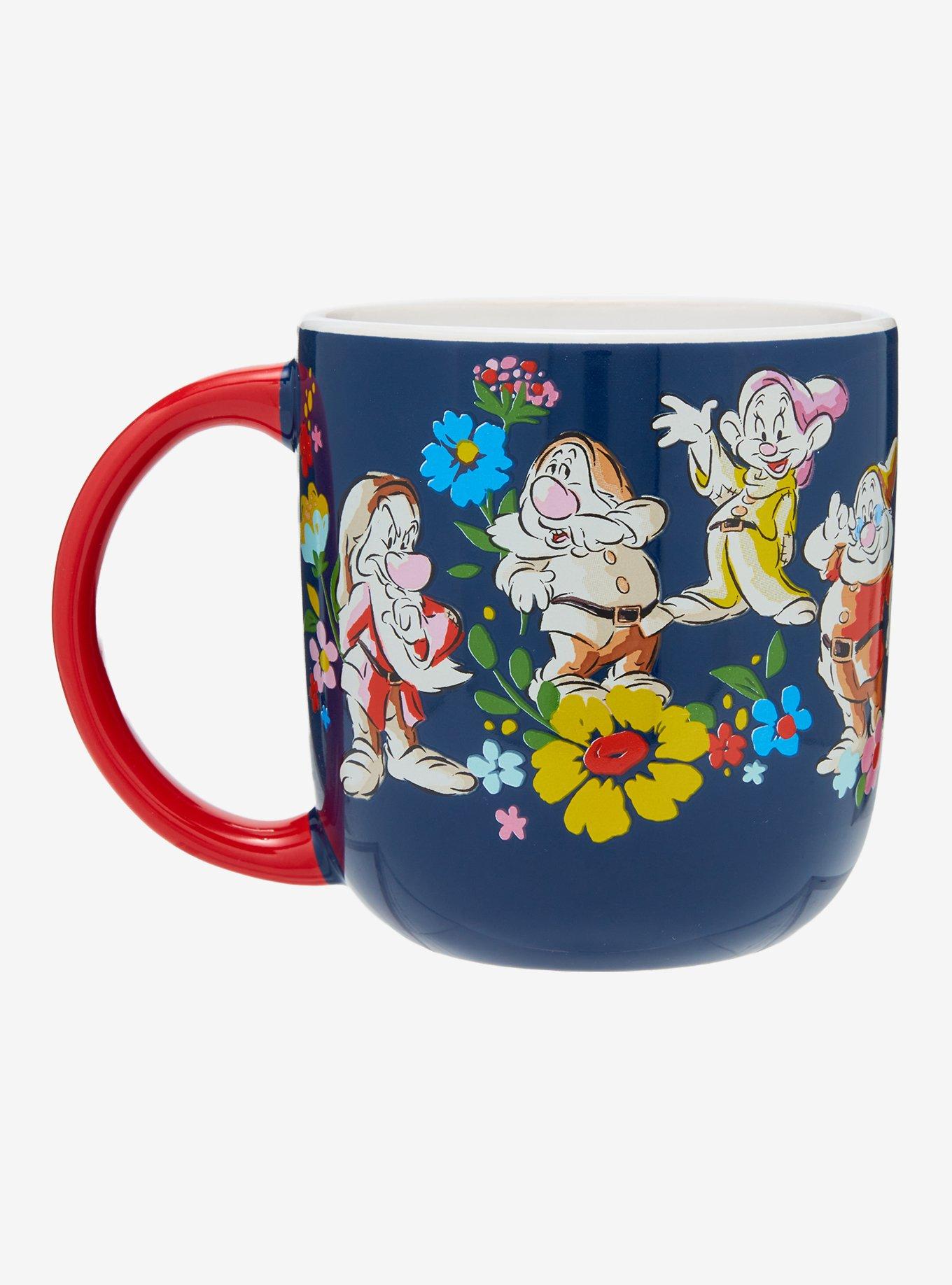 Disney Snow White and the Seven Dwarfs Floral Character Mug, , alternate