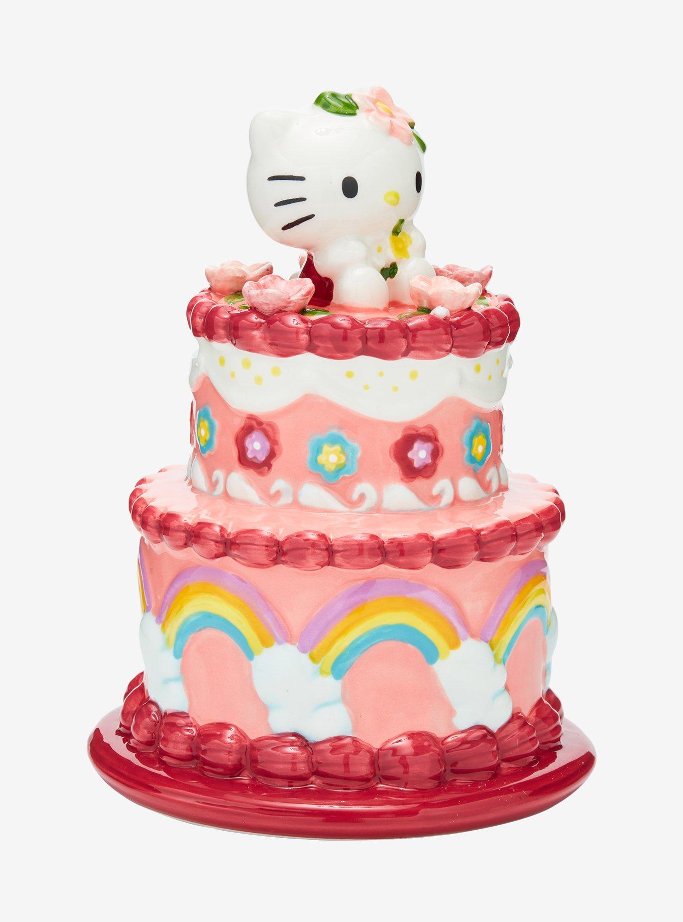 Sanrio Hello Kitty Figural Cake Coin Bank, , hi-res