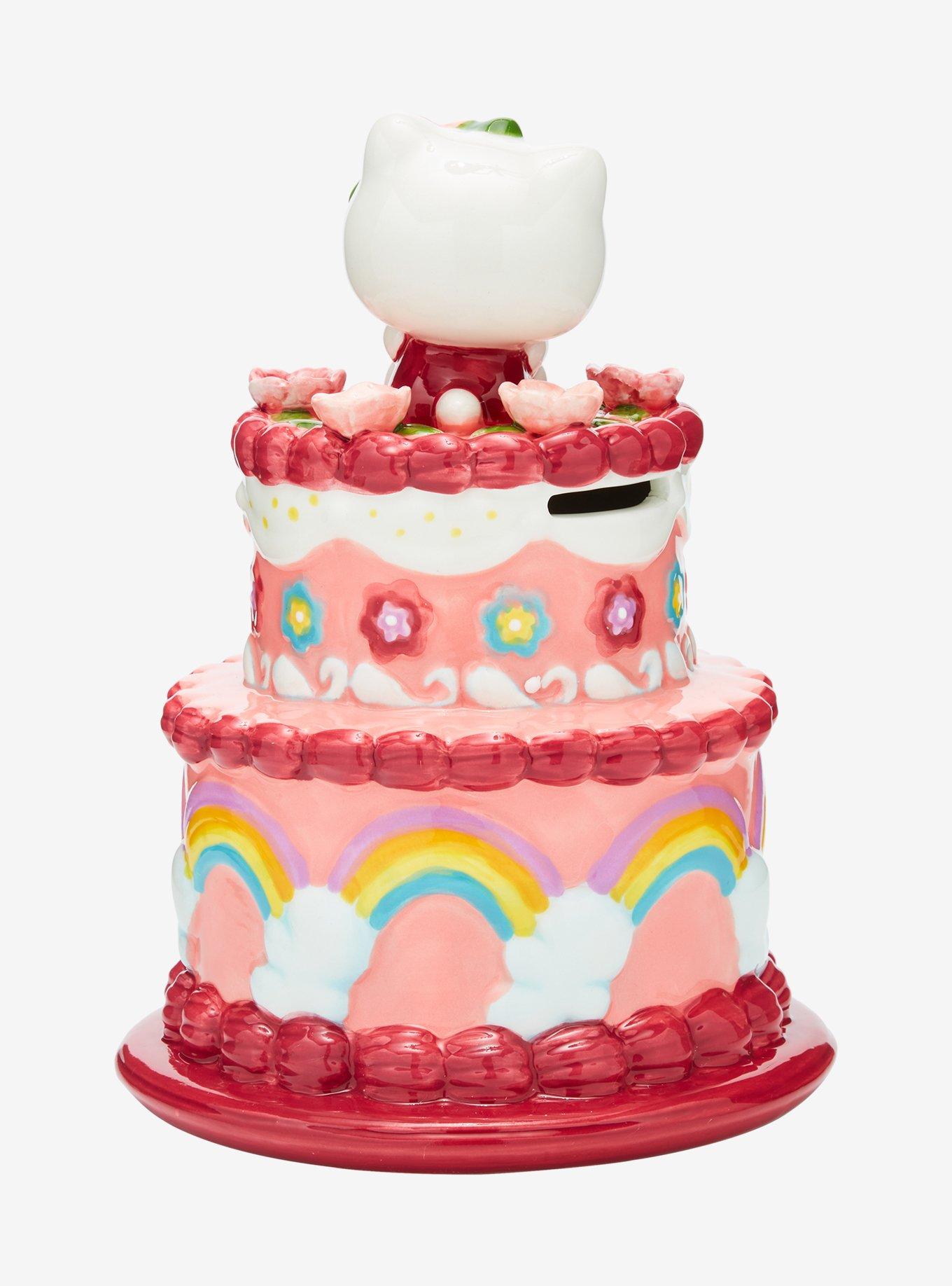 Sanrio Hello Kitty Figural Cake Coin Bank